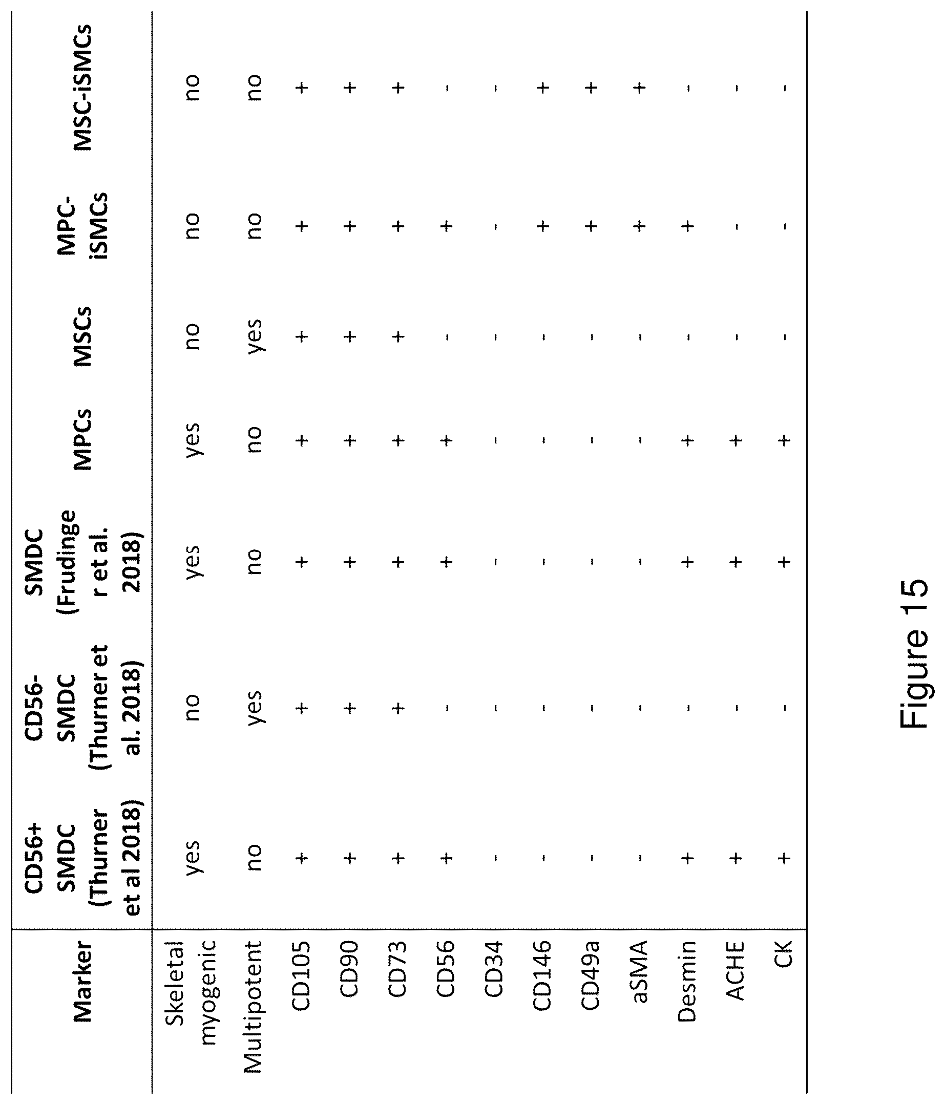 Patent US12312600 Figure 15 – Methods for obtaining induced smooth muscle cells