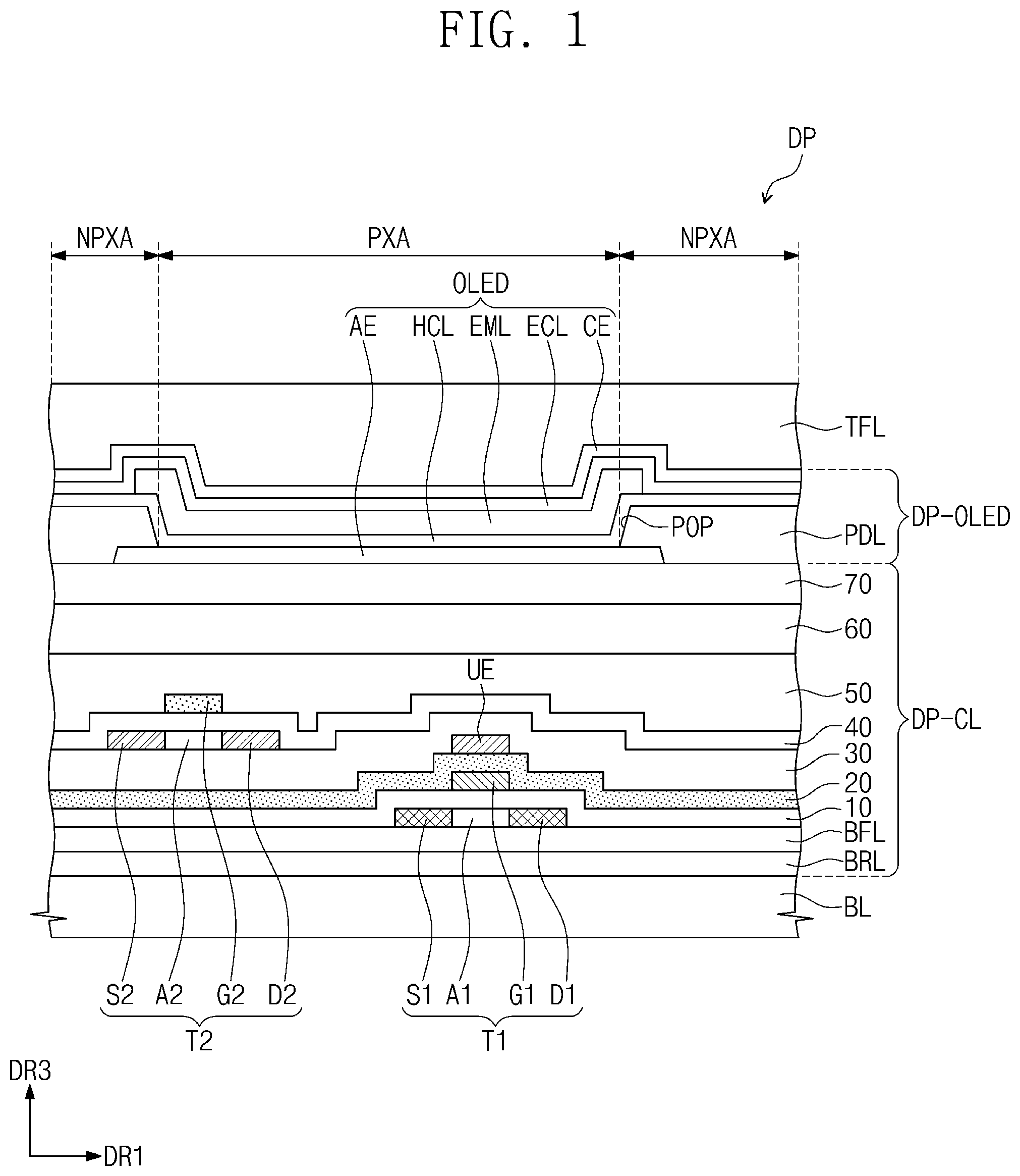 Patent US12312670 Figure 1 – Mask, method of providing the same, and method of providing display panel using mask