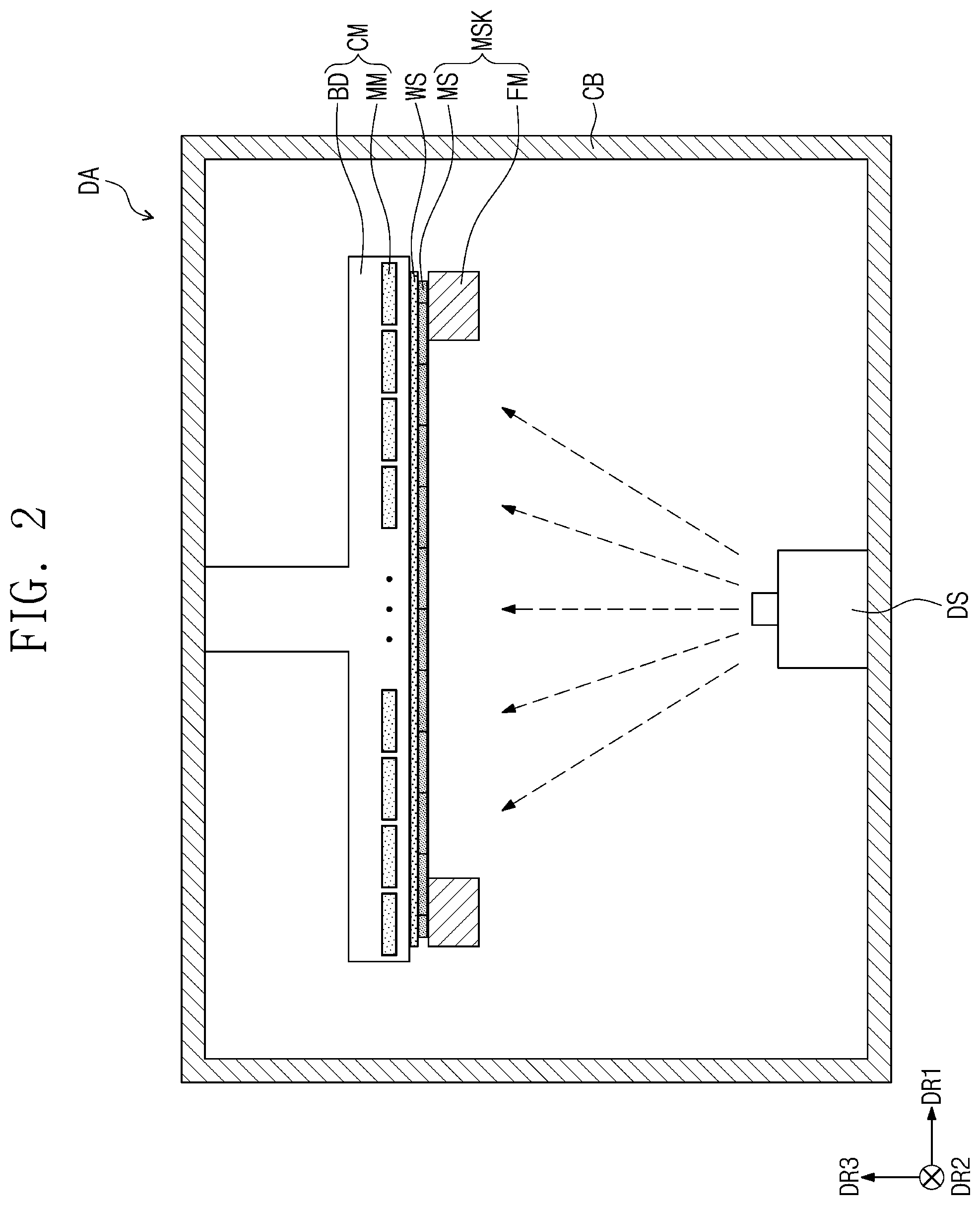 Patent US12312670 Figure 2 – Mask, method of providing the same, and method of providing display panel using mask