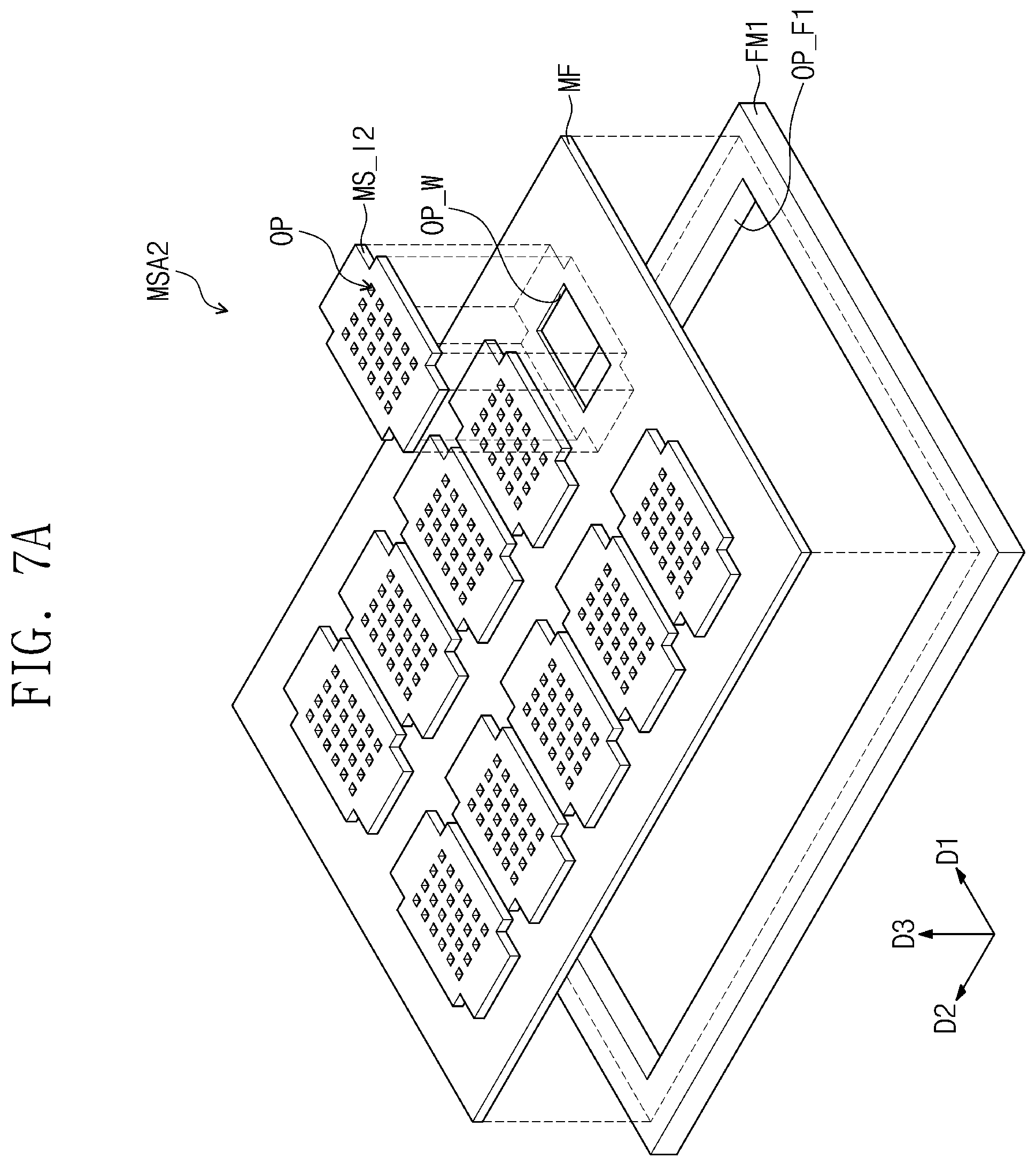 Patent US12312670 Figure 14 – Mask, method of providing the same, and method of providing display panel using mask