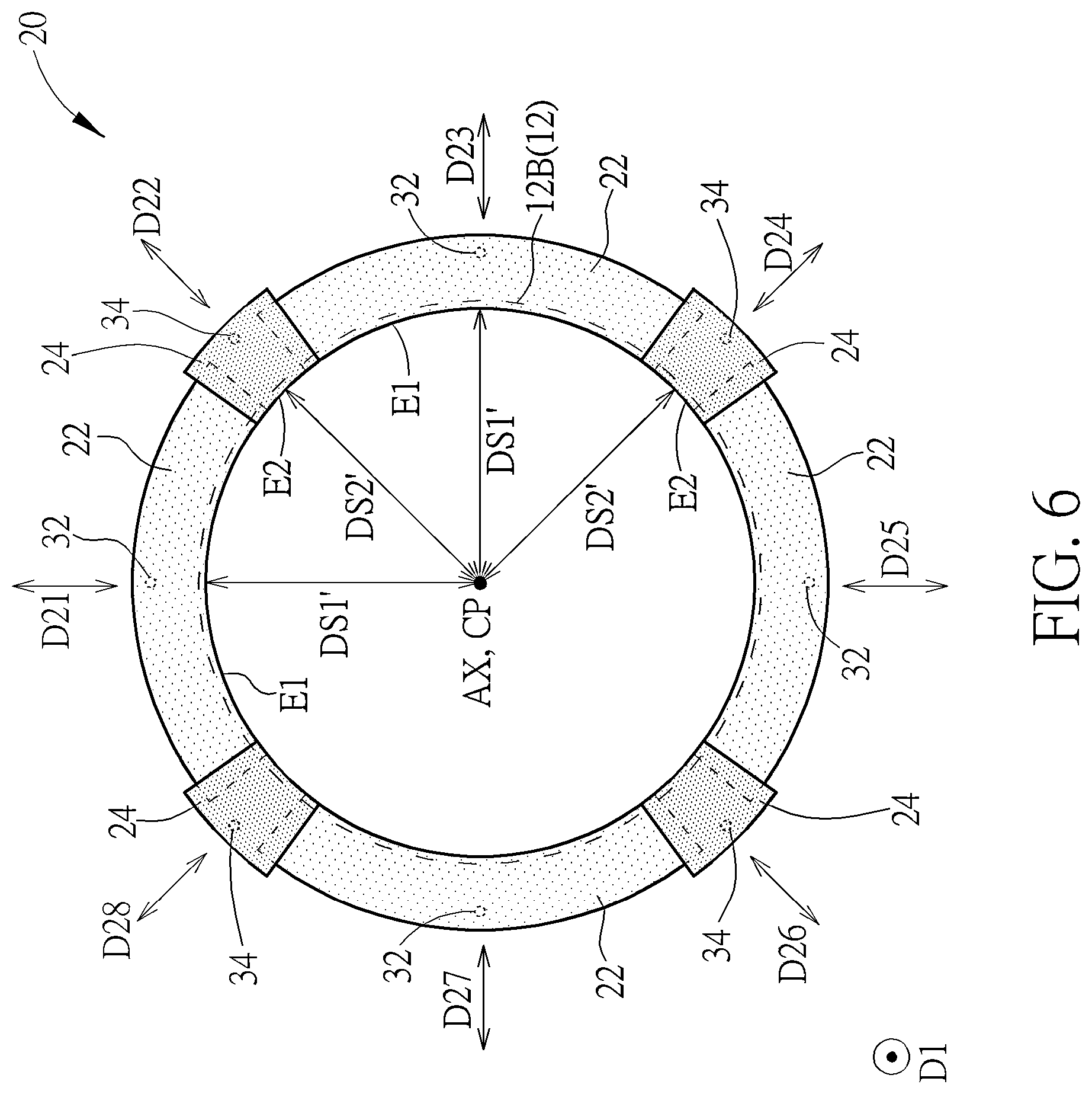 Patent US12312671 Figure 6 – Mask structure for deposition device, deposition device, and operation method thereof