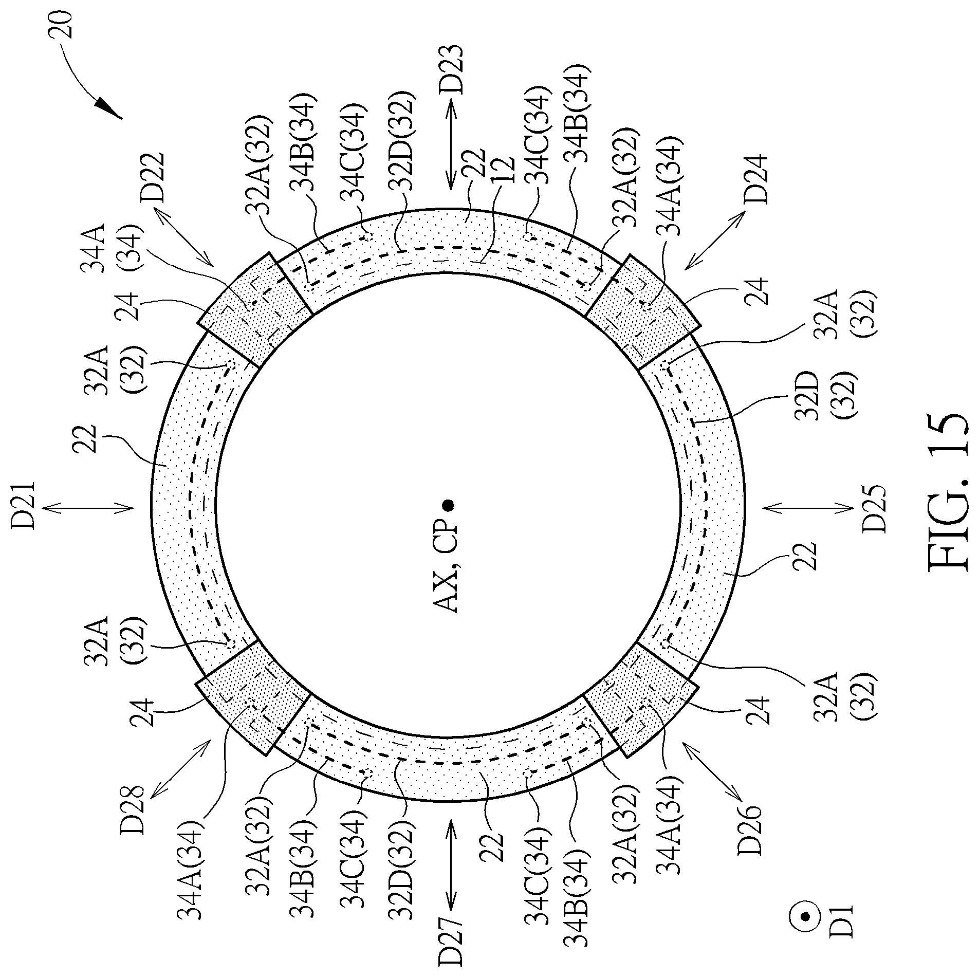 Patent US12312671 Figure 15 – Mask structure for deposition device, deposition device, and operation method thereof