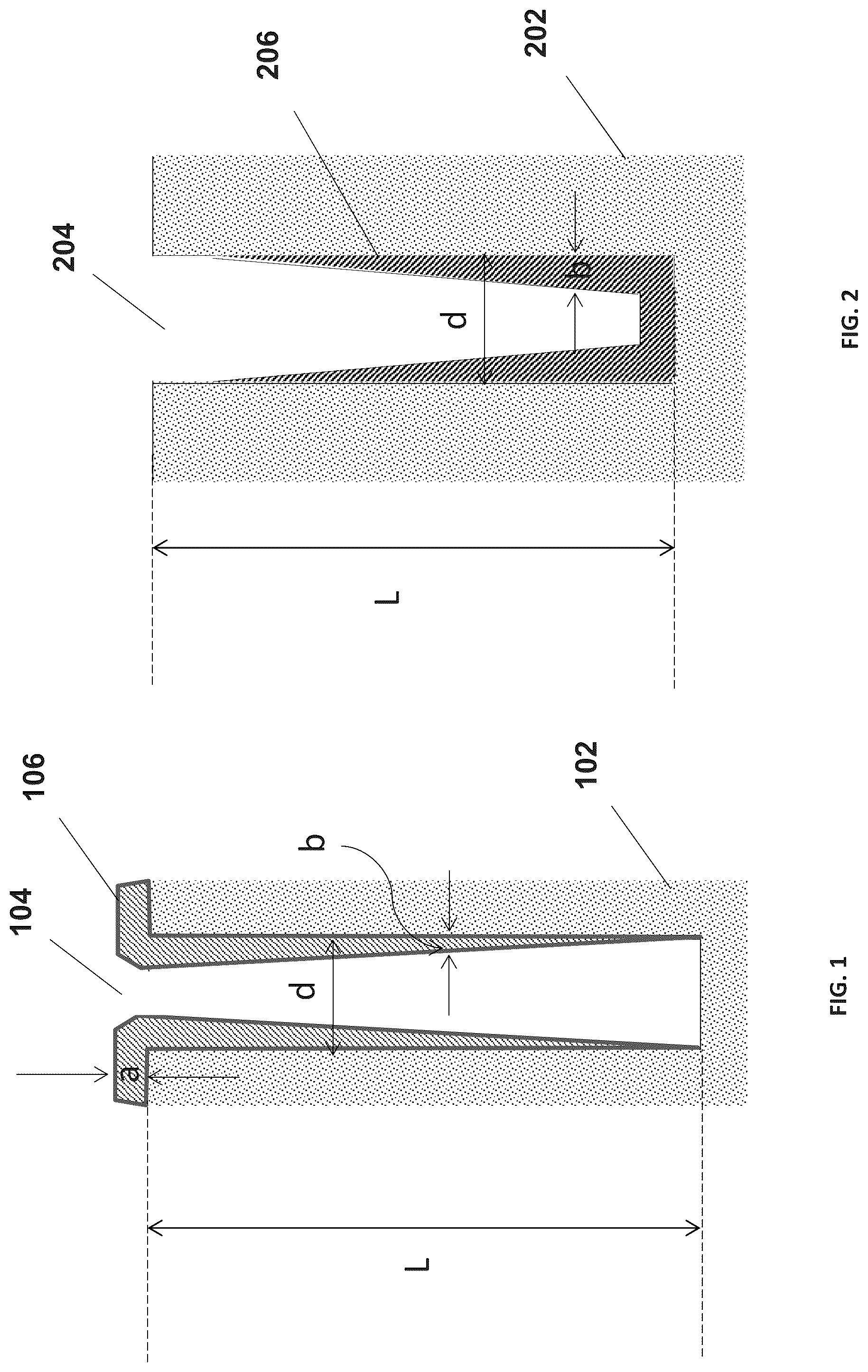 Patent US12312677 Figure 1 – Step coverage using an inhibitor molecule for high aspect ratio structures