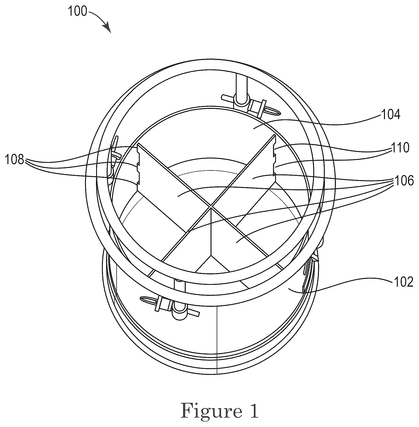 Patent US12312685 Figure 1 – Solids vaporizer