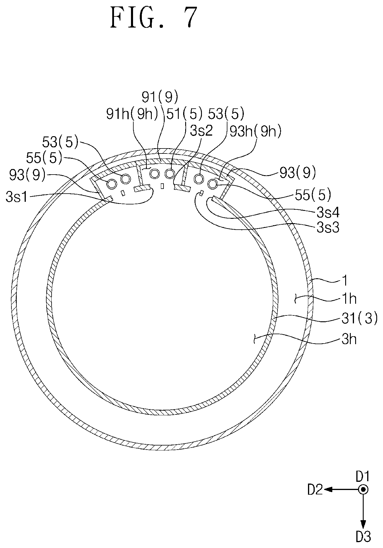 Patent US12312690 Figure 7 – Semiconductor processing apparatus and semiconductor processing method using the same