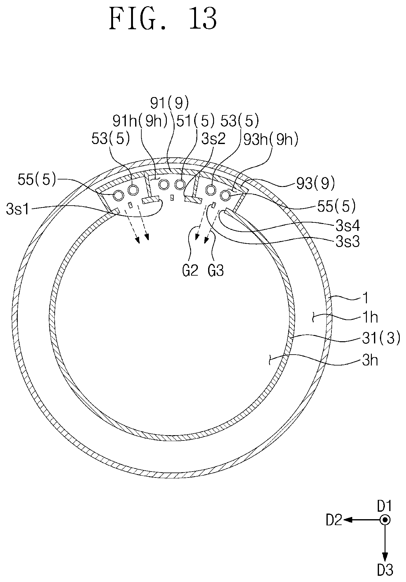 Patent US12312690 Figure 13 – Semiconductor processing apparatus and semiconductor processing method using the same