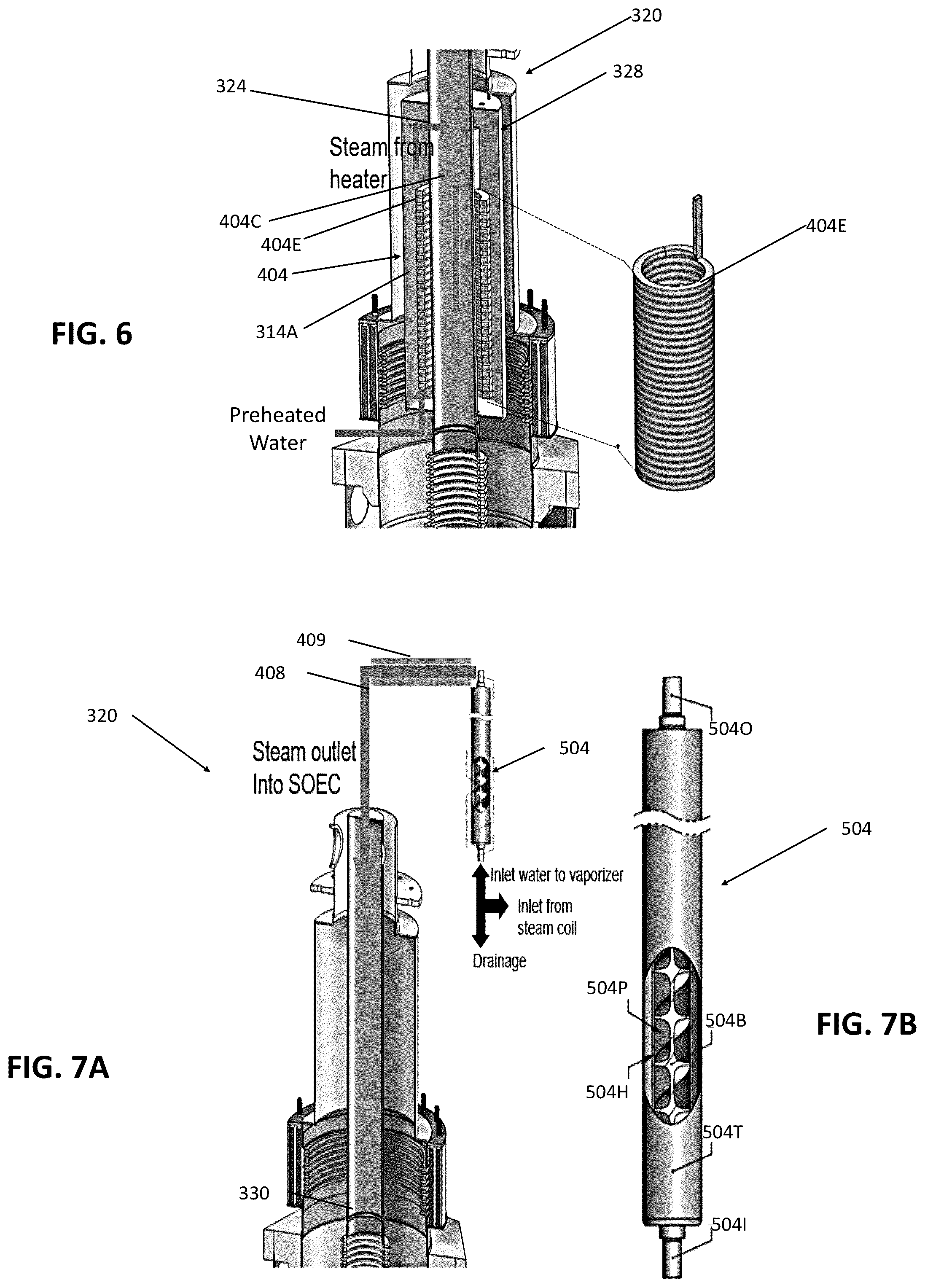 Patent US12312697 Figure 9 – Electrolyzer system with steam generation and method of operating same