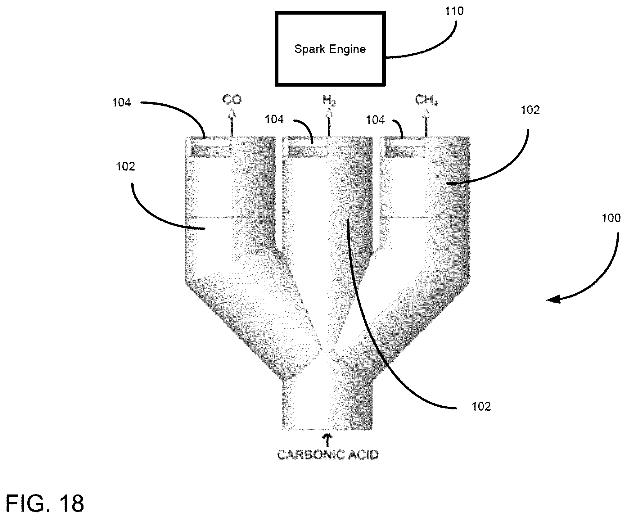 Patent US12312700 Figure 18 – Wet-based catalytic system for CO2 capture, sequestration, and transportation