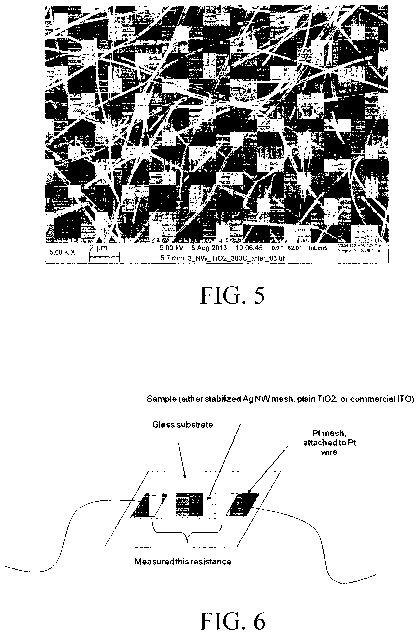 Patent US12312705 Figure 3 – Stabilization of metallic nanowire meshes via encapsulation