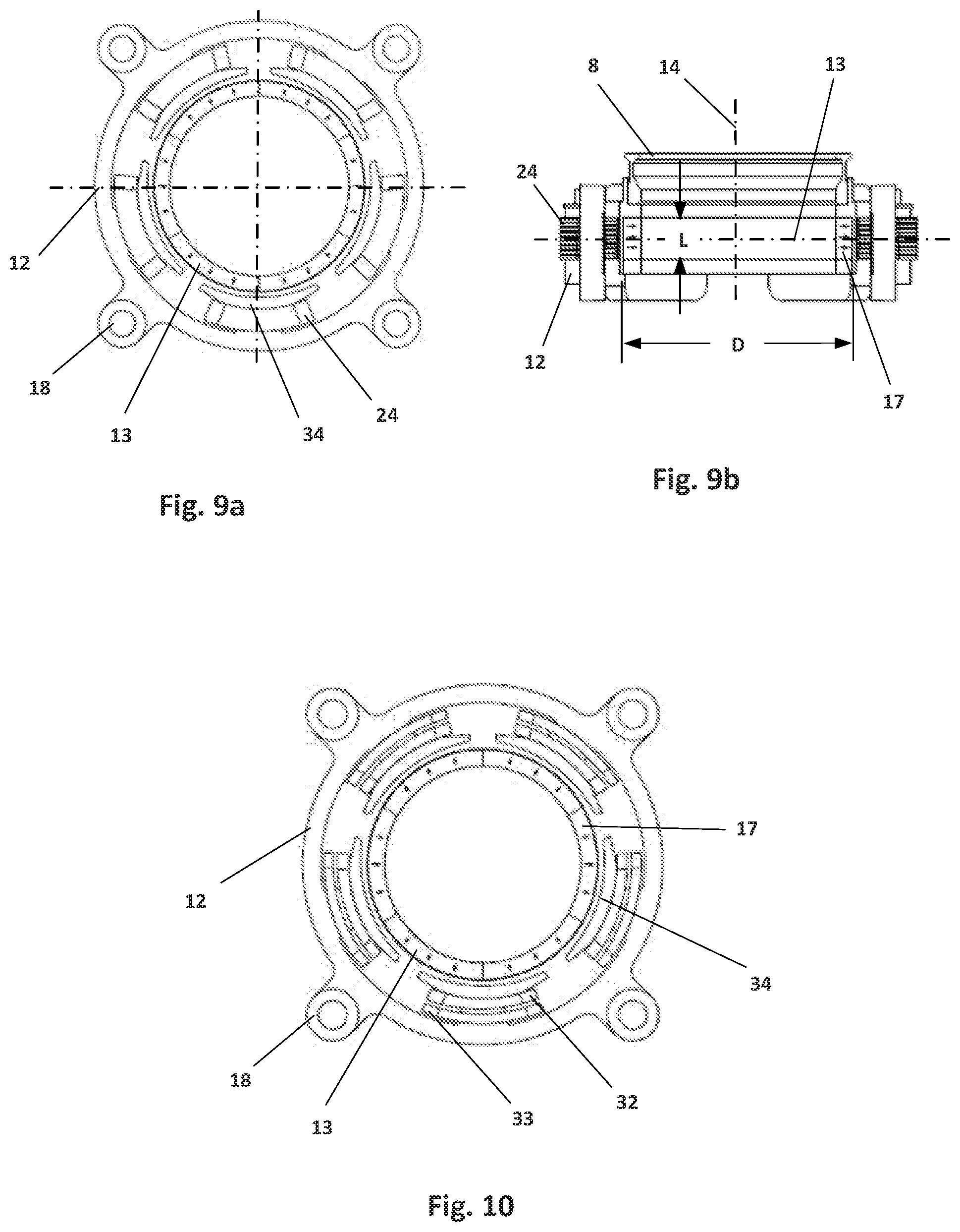 Patent US12312713 Figure 5 – Ring for a ring-spinning or ring-twisting machine