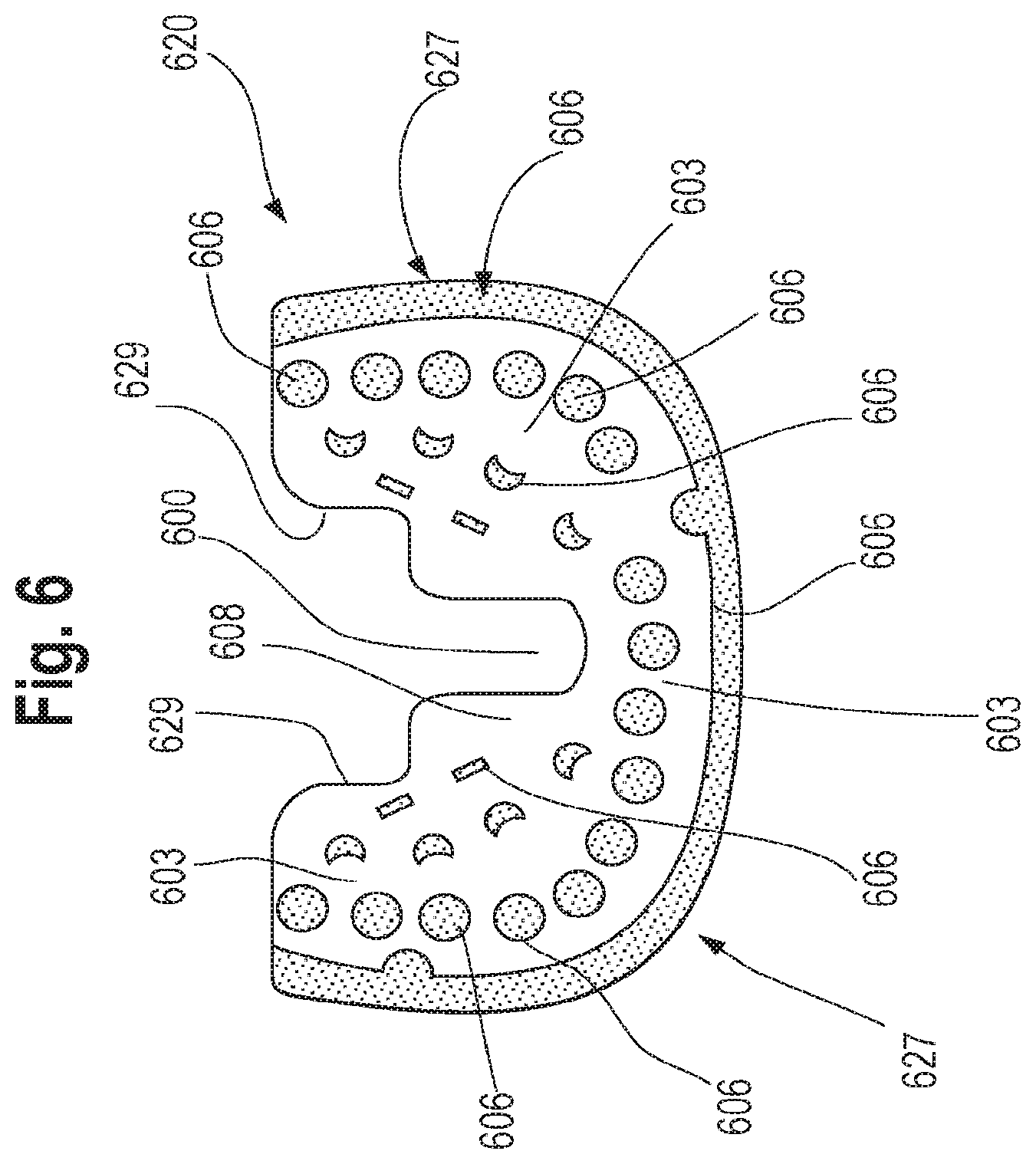 Patent US12312718 Figure 5 – Knitted component having at least one thermoplastic polymer element