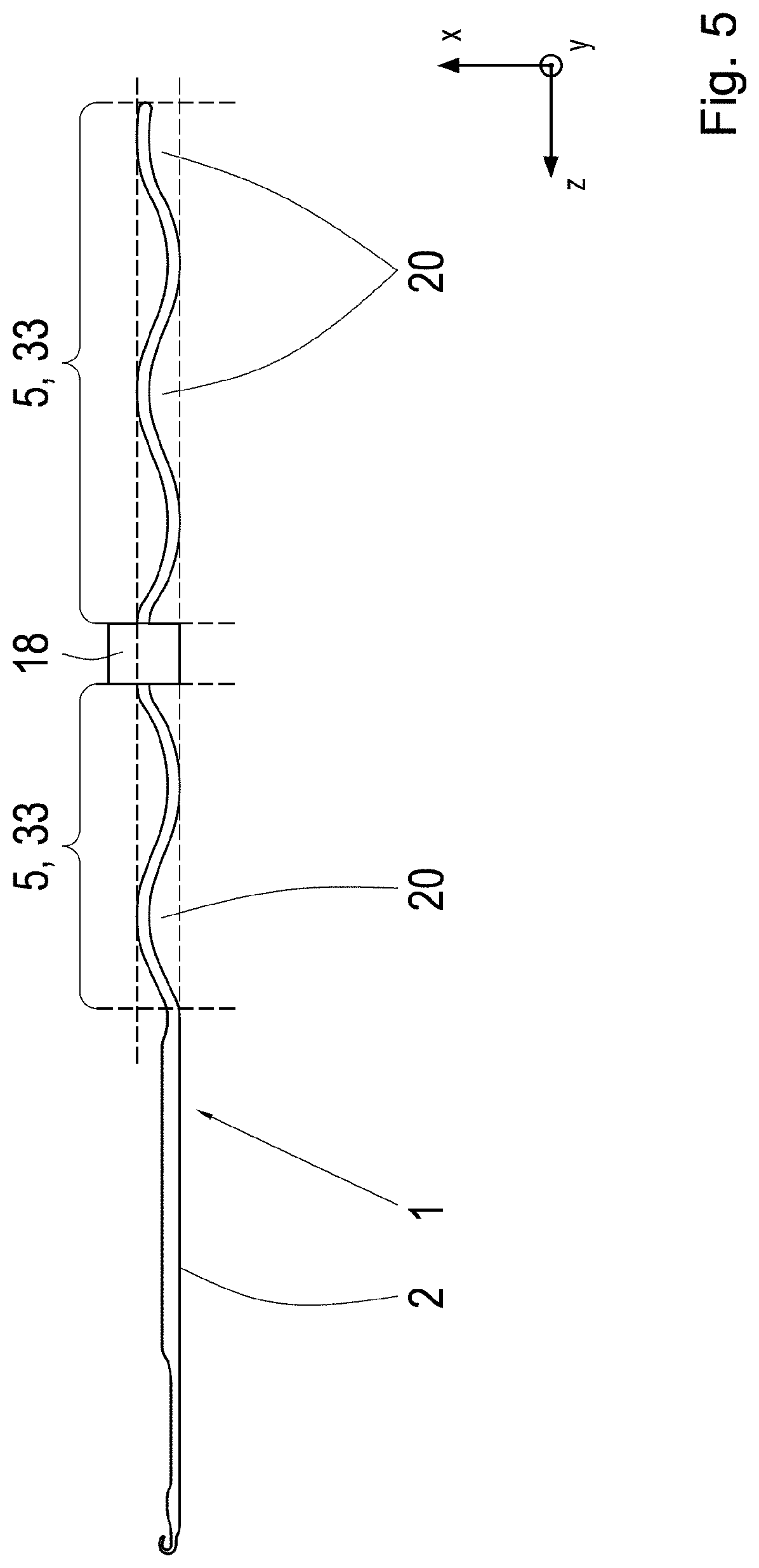 Patent US12312719 Figure 5 – Knitting tool