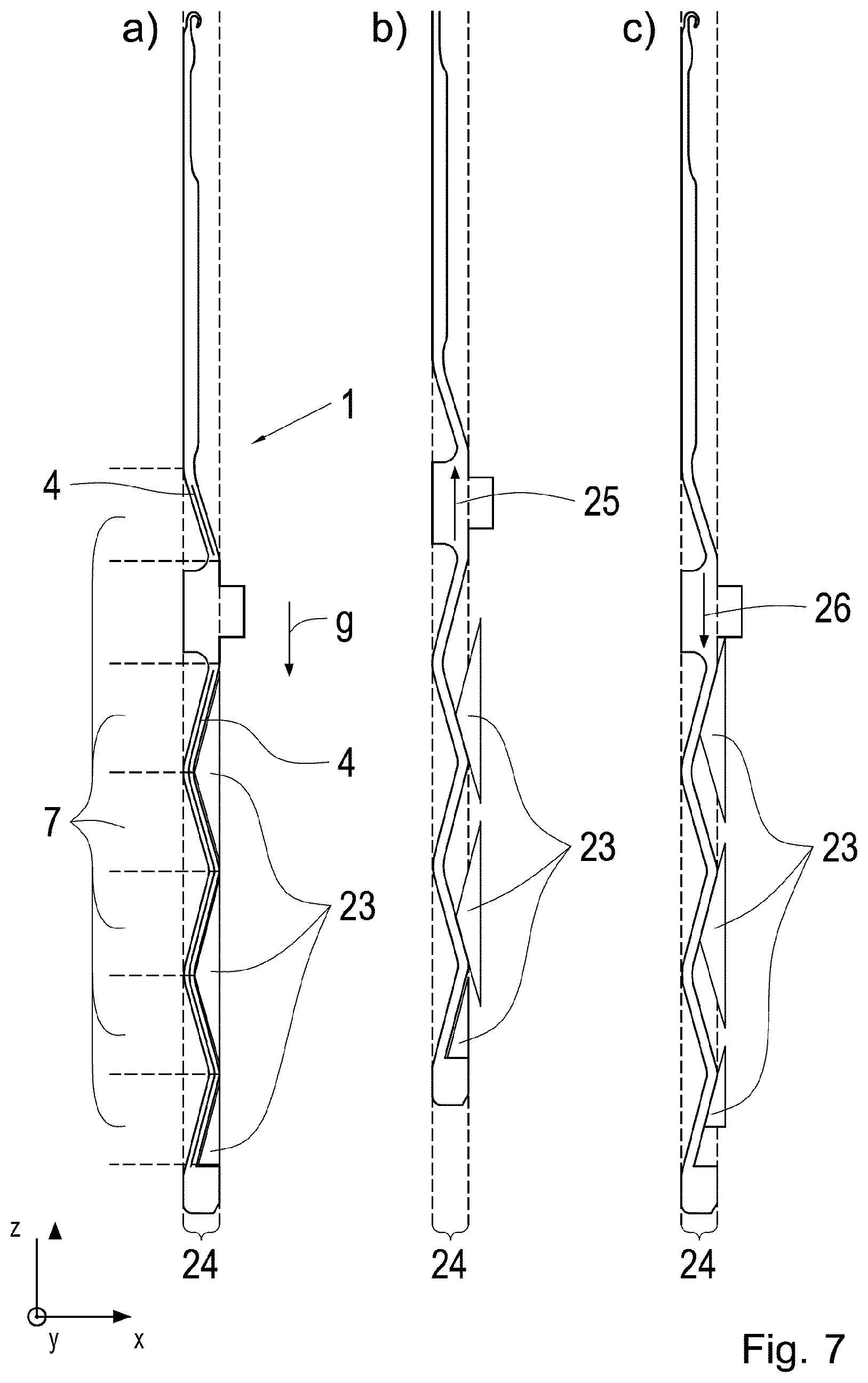 Patent US12312719 Figure 7 – Knitting tool