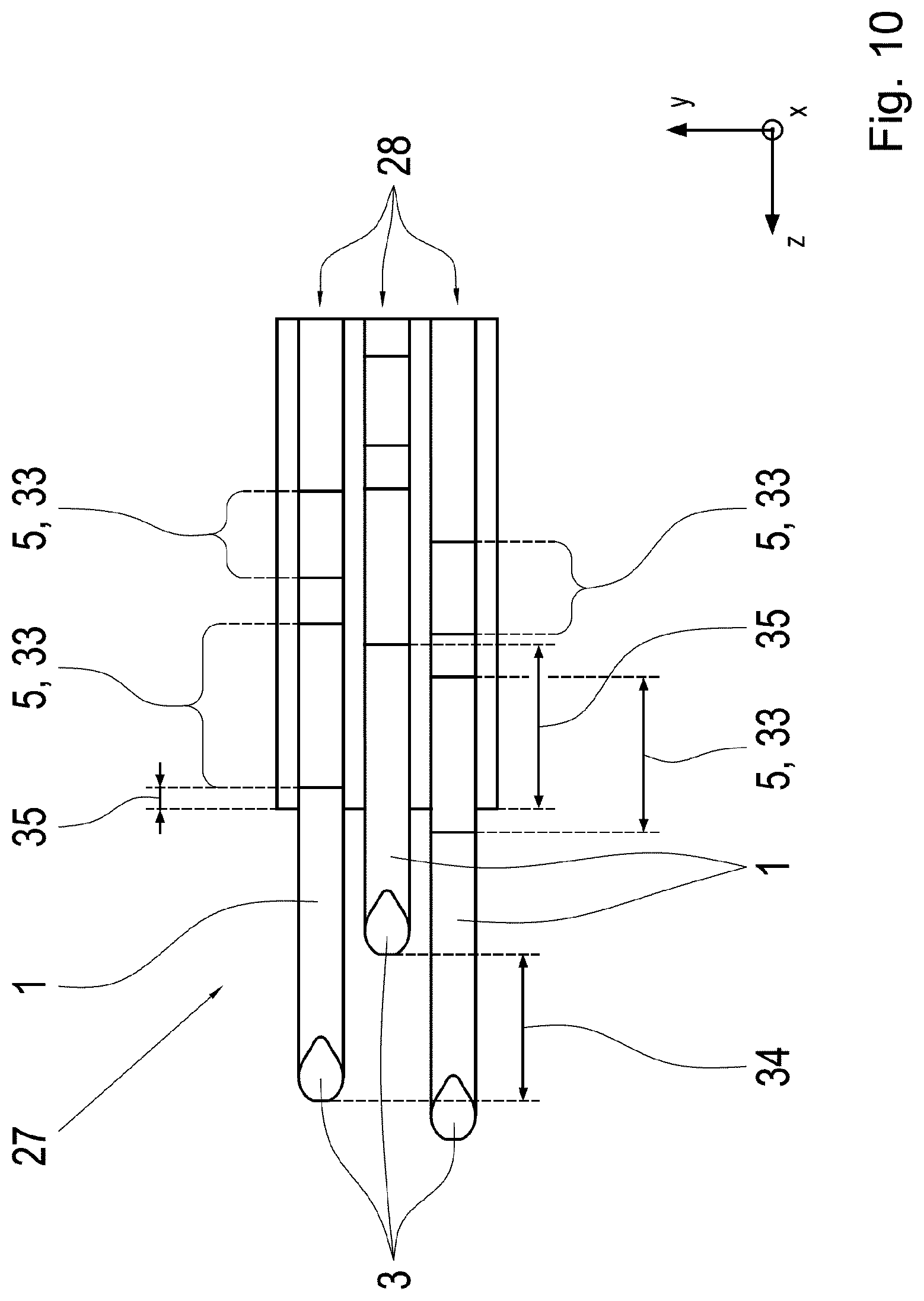 Patent US12312719 Figure 10 – Knitting tool