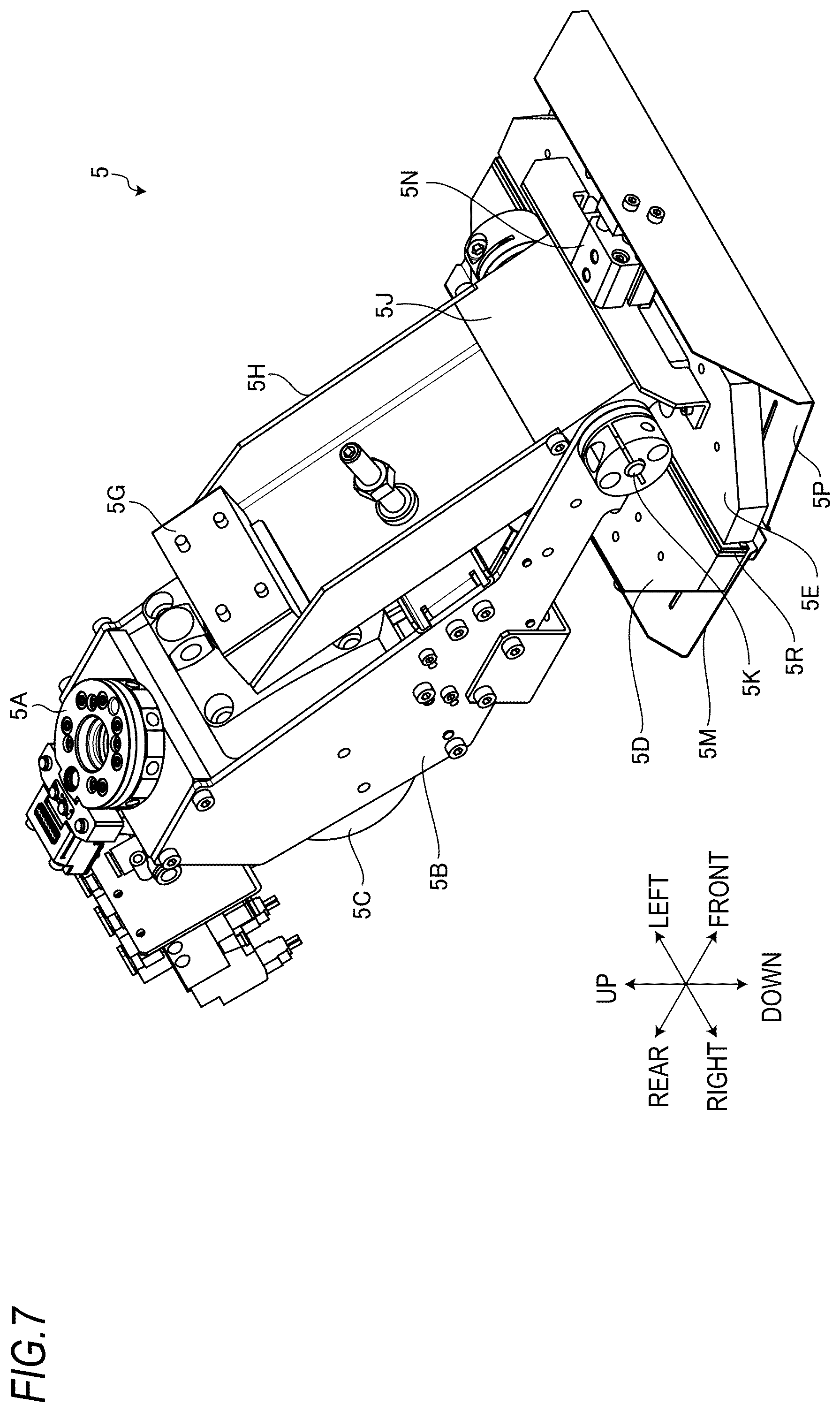 Patent US12312723 Figure 7 – Creasing apparatus