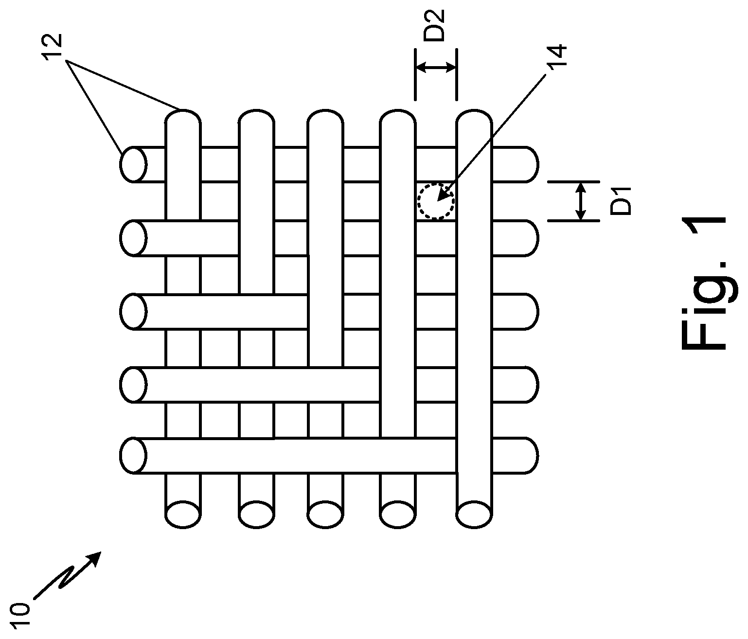Patent US12312724 Figure 1 – Gradient tow ribbonizing for chemical vapor infiltration ceramic matrix composites