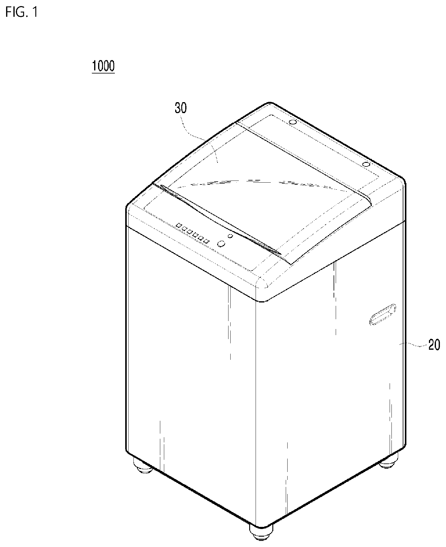 Patent US12312726 Figure 1 – Additive supply unit and washing machine including the same
