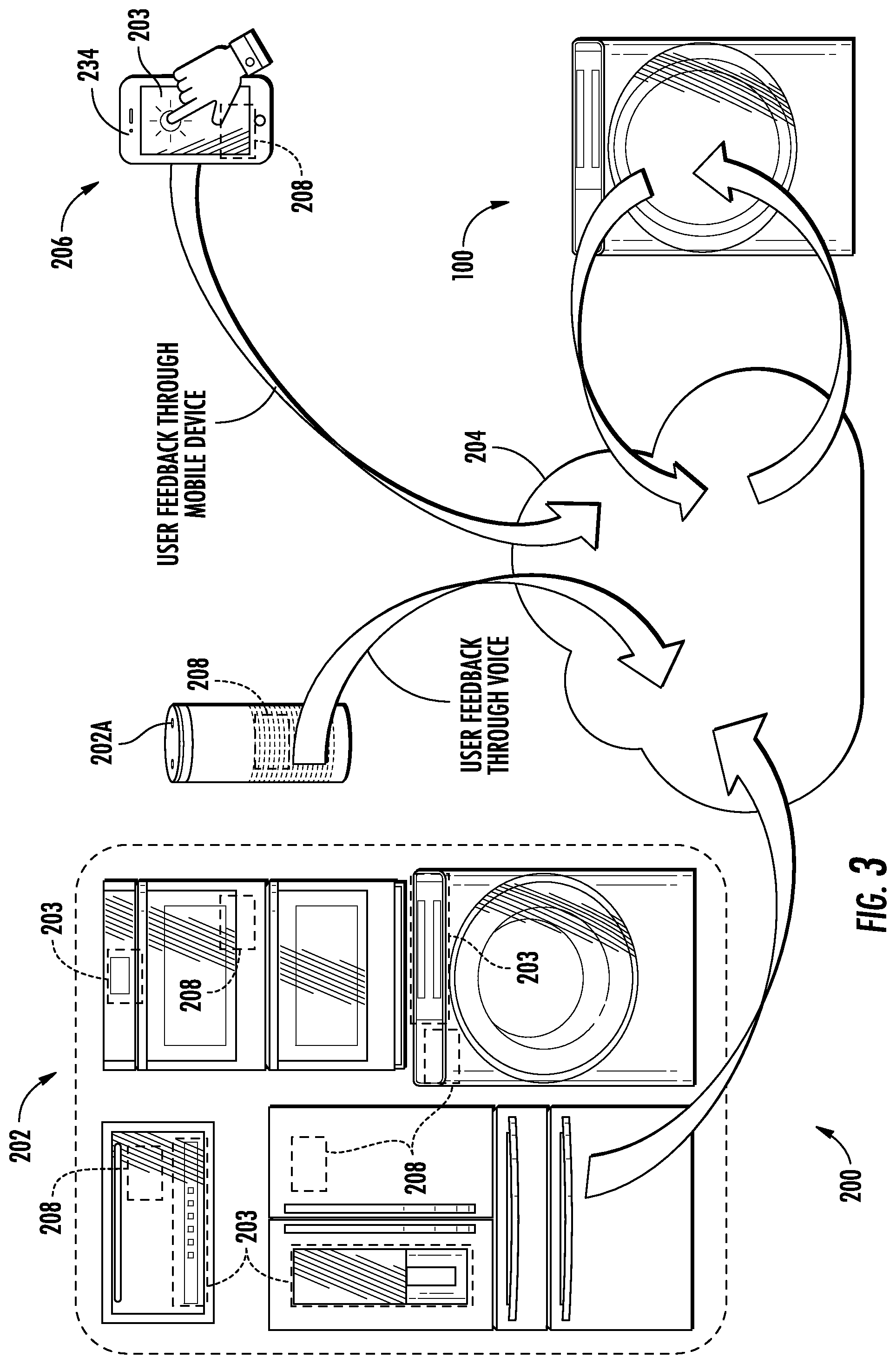 Patent US12312727 Figure 3 – Automatic wash and dry process in a washing machine appliance