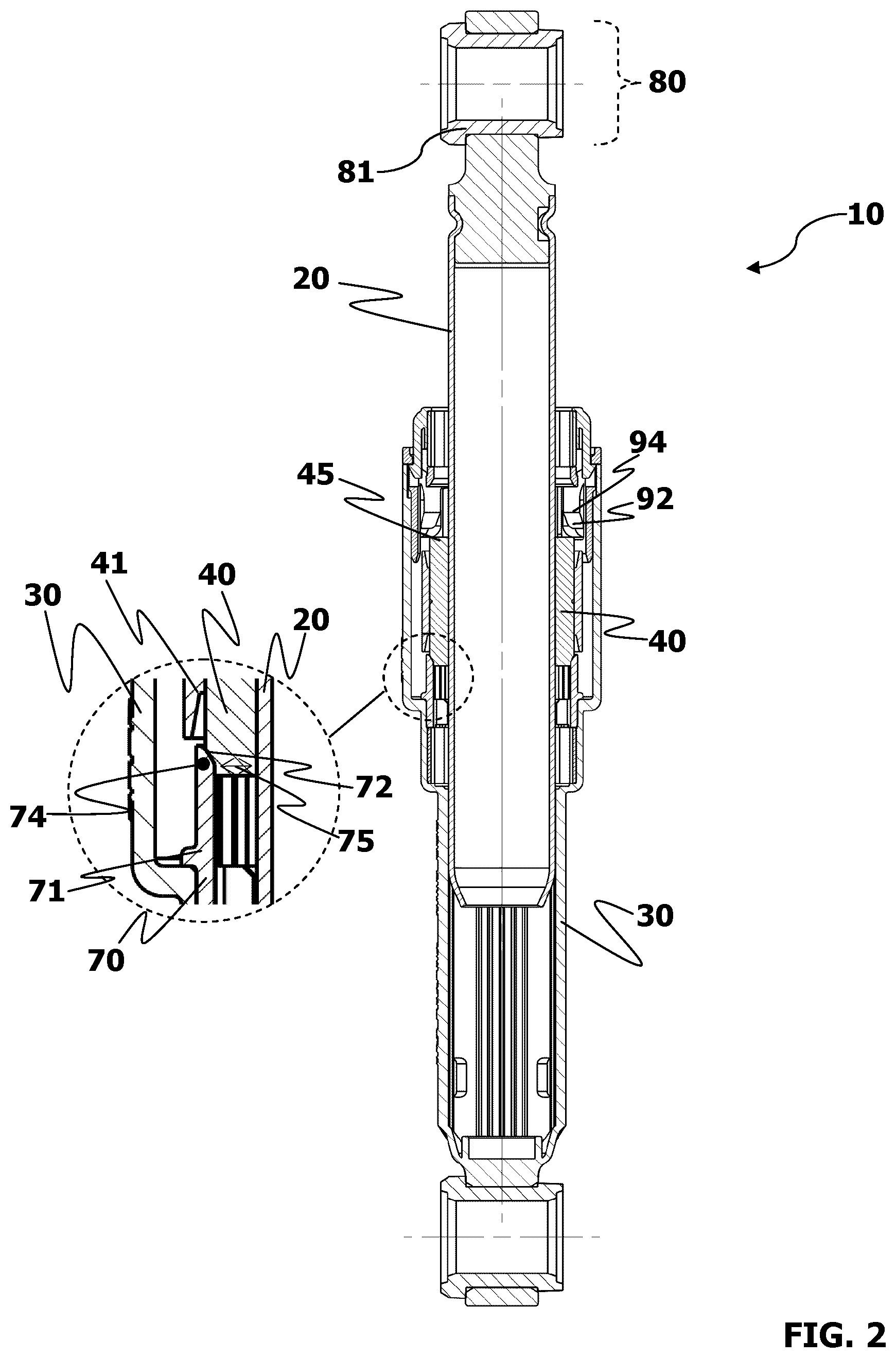 Patent US12312728 Figure 2 – Friction damper for dampening out vibrations generated by a laundry treating machine