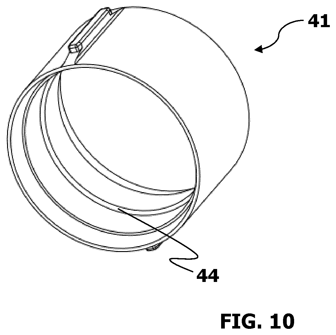 Patent US12312728 Figure 9 – Friction damper for dampening out vibrations generated by a laundry treating machine