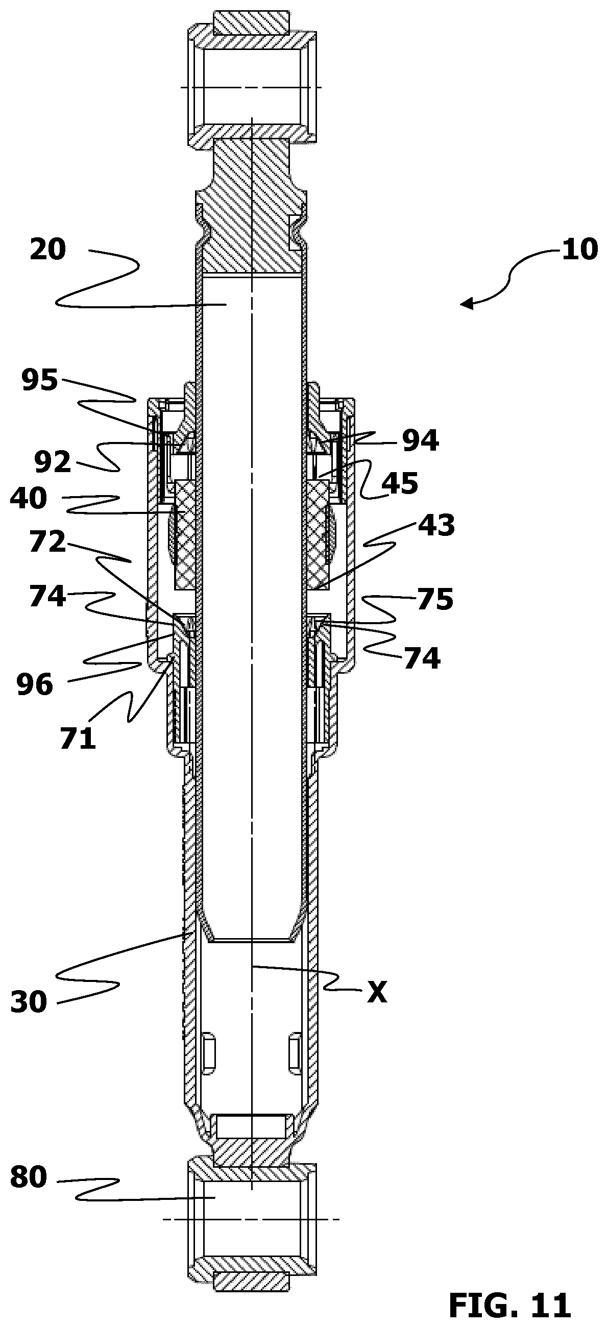 Patent US12312728 Figure 10 – Friction damper for dampening out vibrations generated by a laundry treating machine