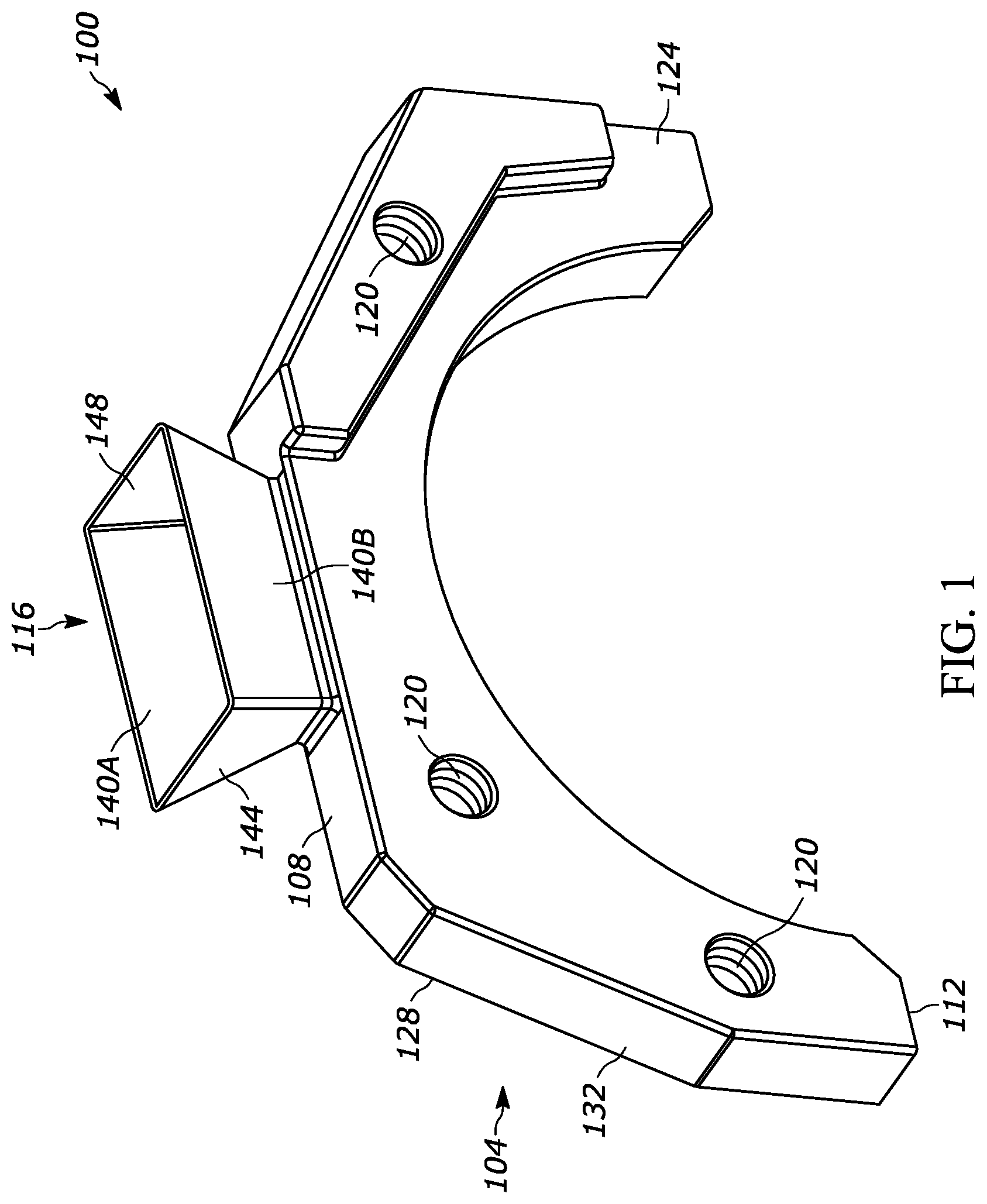 Patent US12312730 Figure 1 – Counterweight assembly and method of manufacturing the same