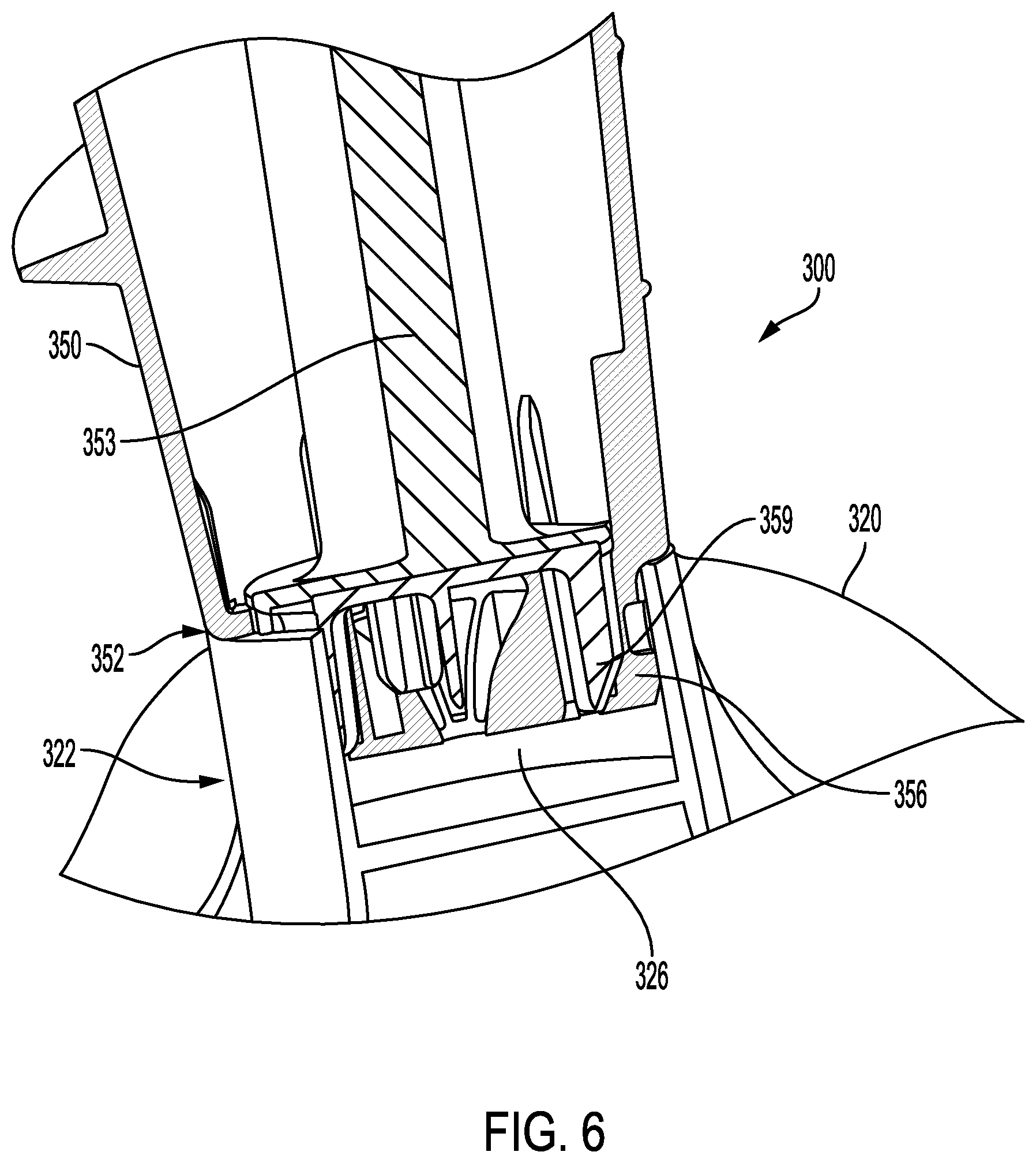 Patent US12312731 Figure 6 – Removable agitator with fabric softener dispenser