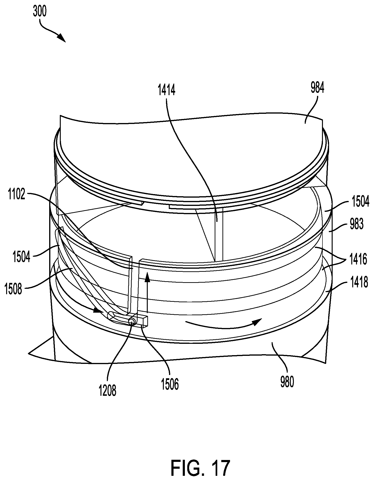 Patent US12312731 Figure 17 – Removable agitator with fabric softener dispenser