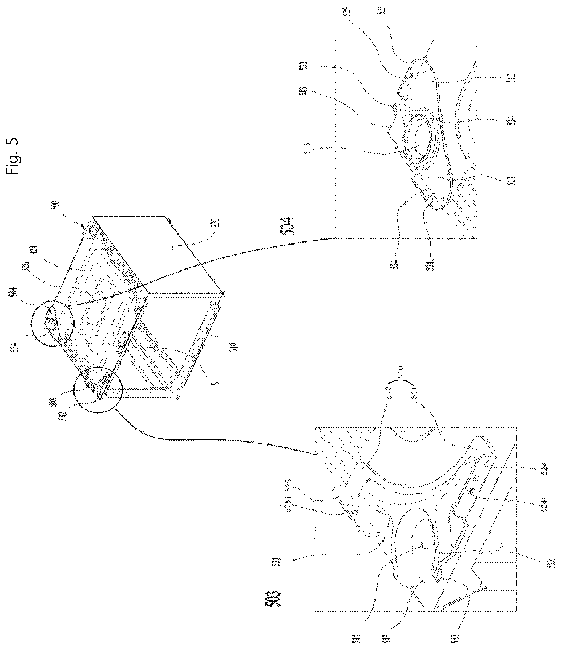 Patent US12312732 Figure 5 – Laundry treating apparatus