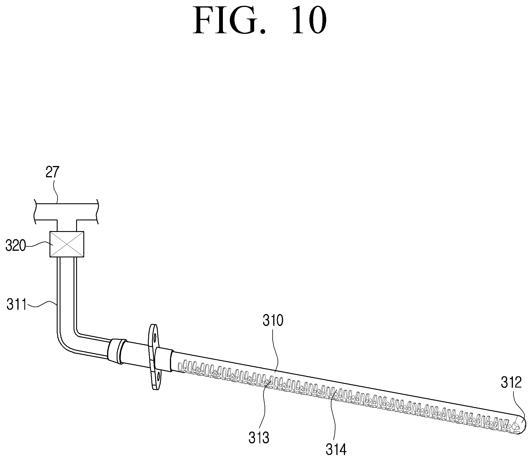 Patent US12312735 Figure 10 – Washing machine with drying function