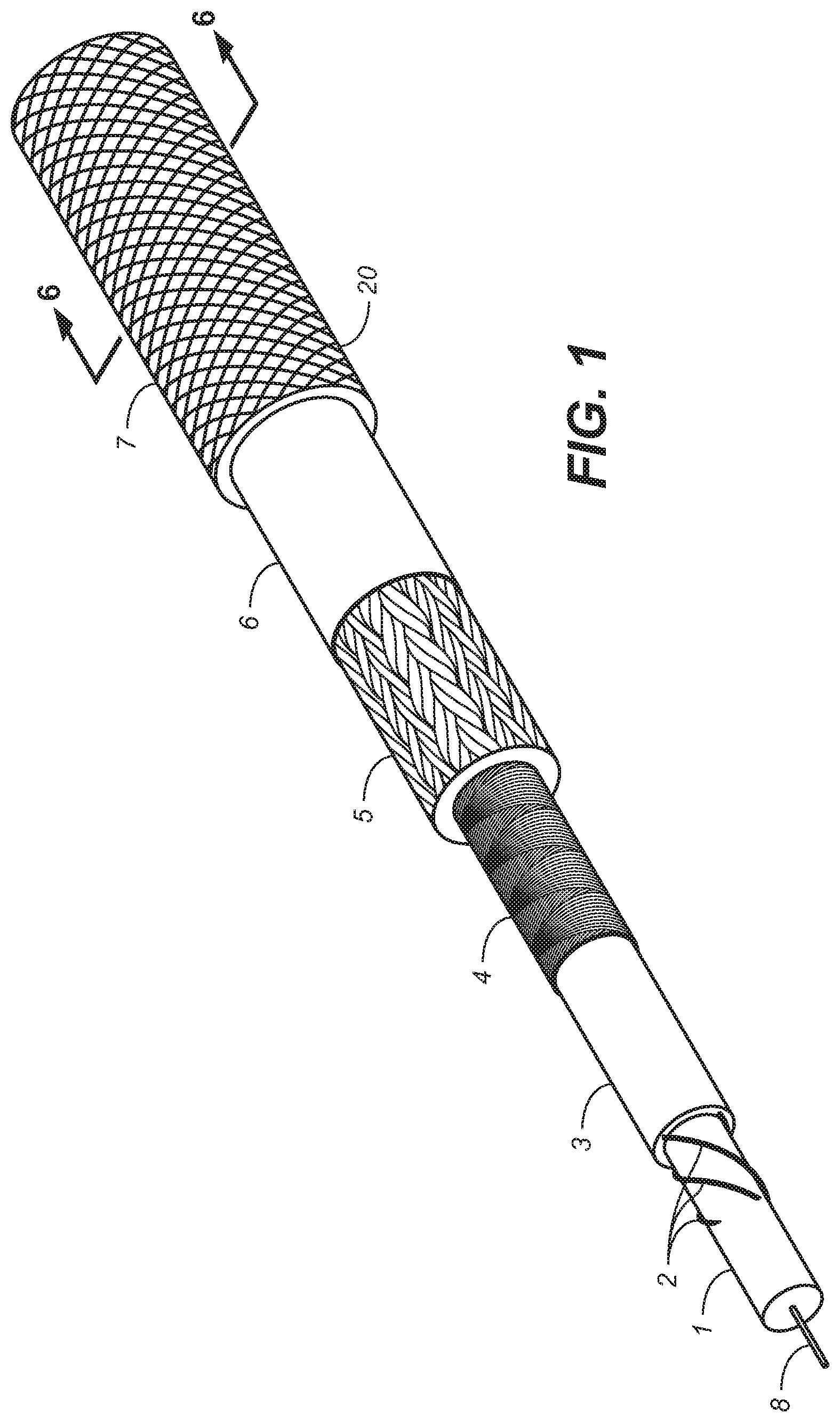 Patent US12312742 Figure 1 – Elongation and heat indicating synthetic fiber rope