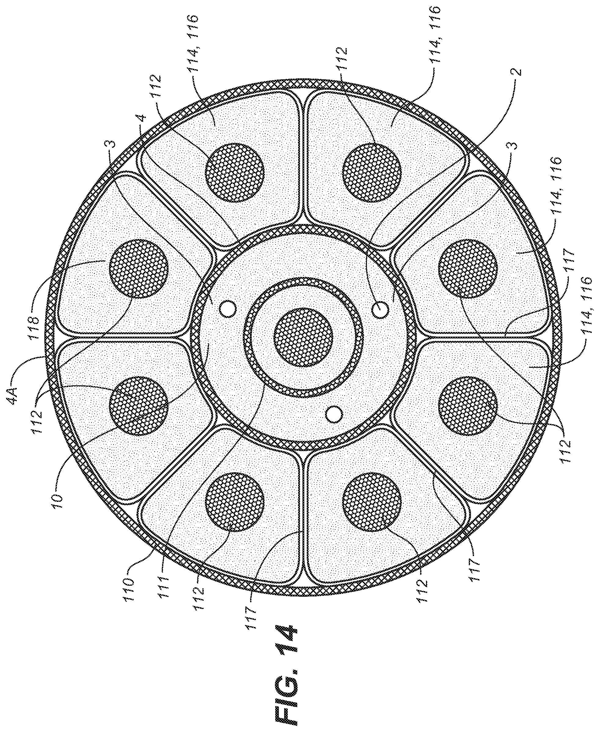Patent US12312742 Figure 12 – Elongation and heat indicating synthetic fiber rope
