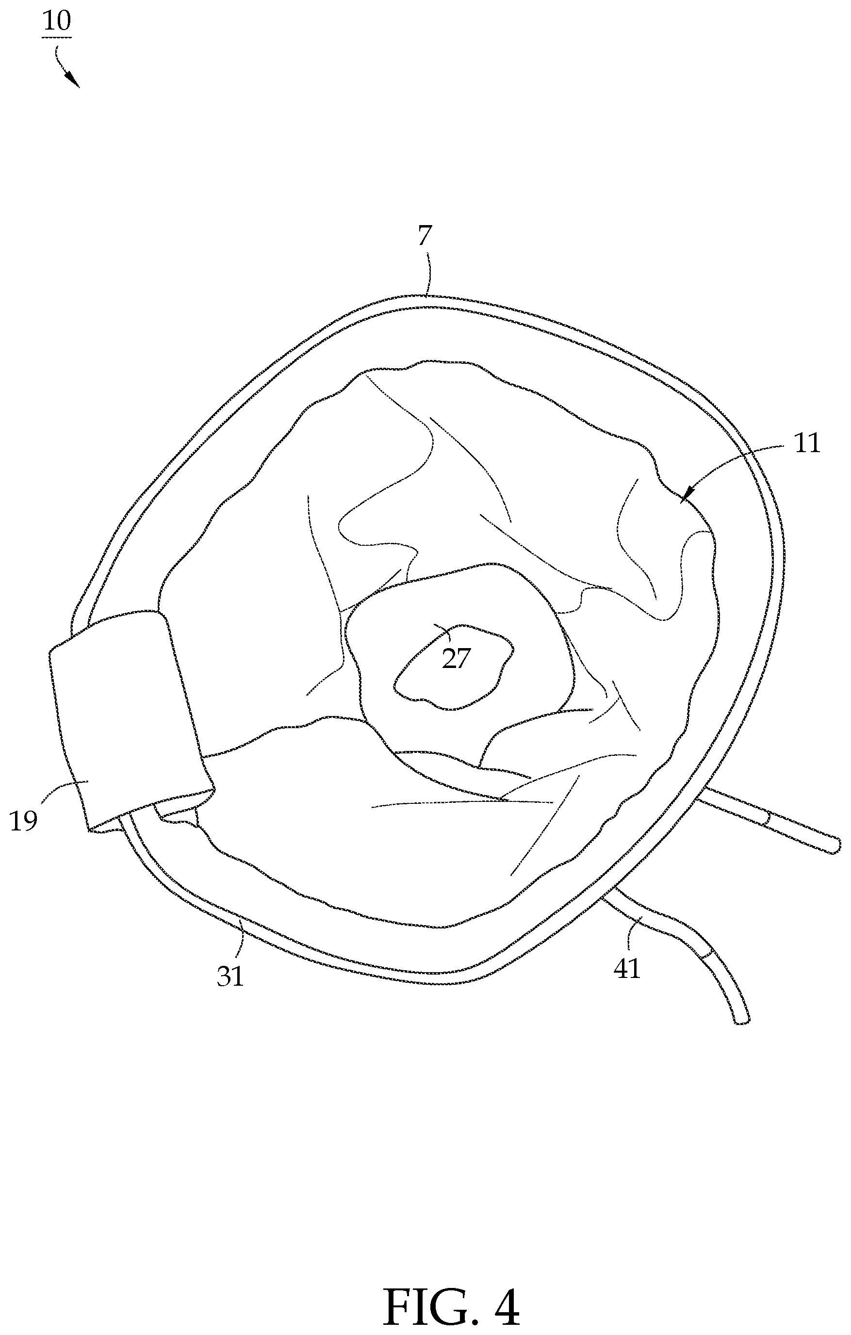 Patent US12312743 Figure 4 – Knot protector