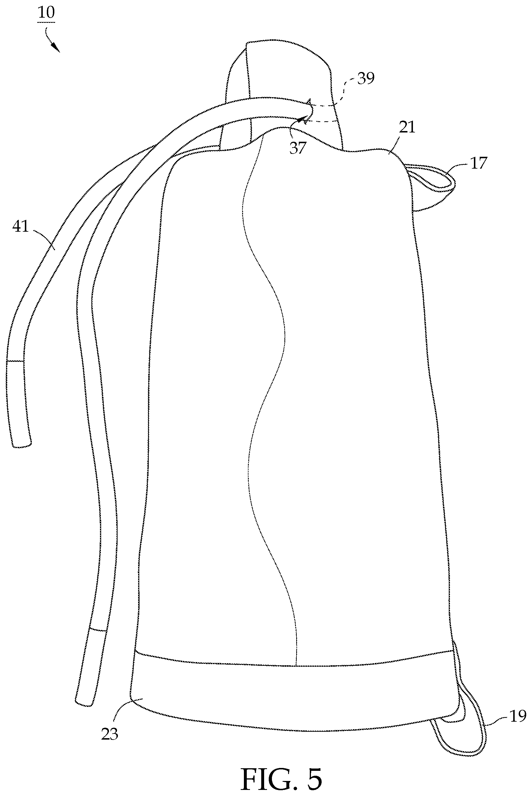 Patent US12312743 Figure 5 – Knot protector