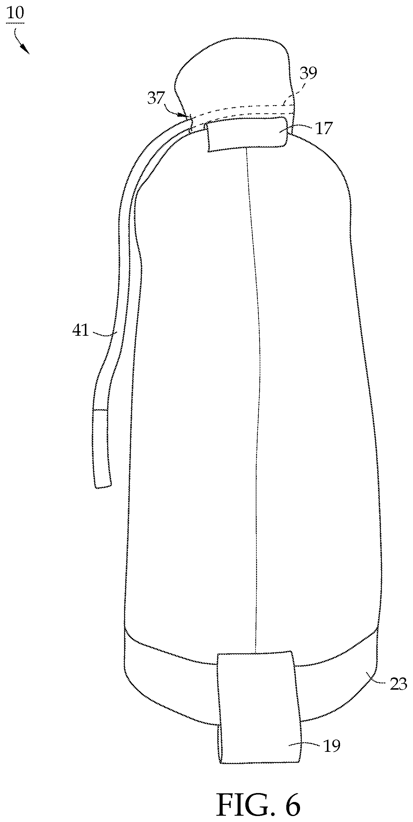 Patent US12312743 Figure 6 – Knot protector