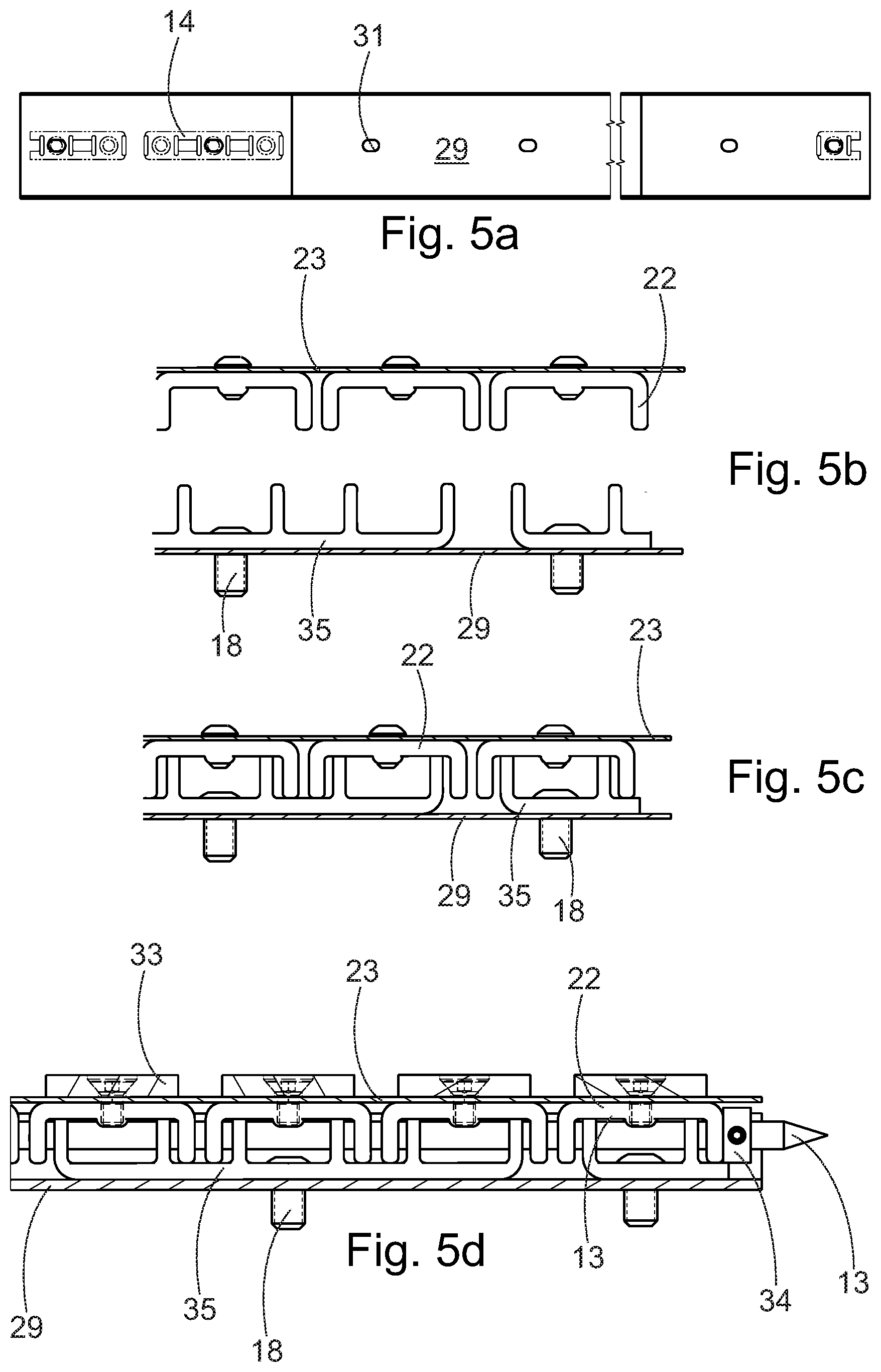 Patent US12312744 Figure 5 – Bracket for a pivot rod in a doctor arrangement and doctor arrangement for a fiber web machine