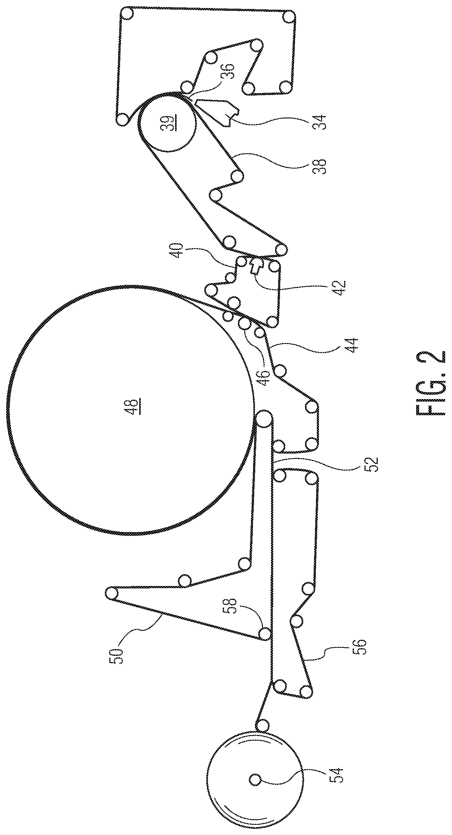 Patent US12312747 Figure 2 – Low stiffness multi-ply tissue product