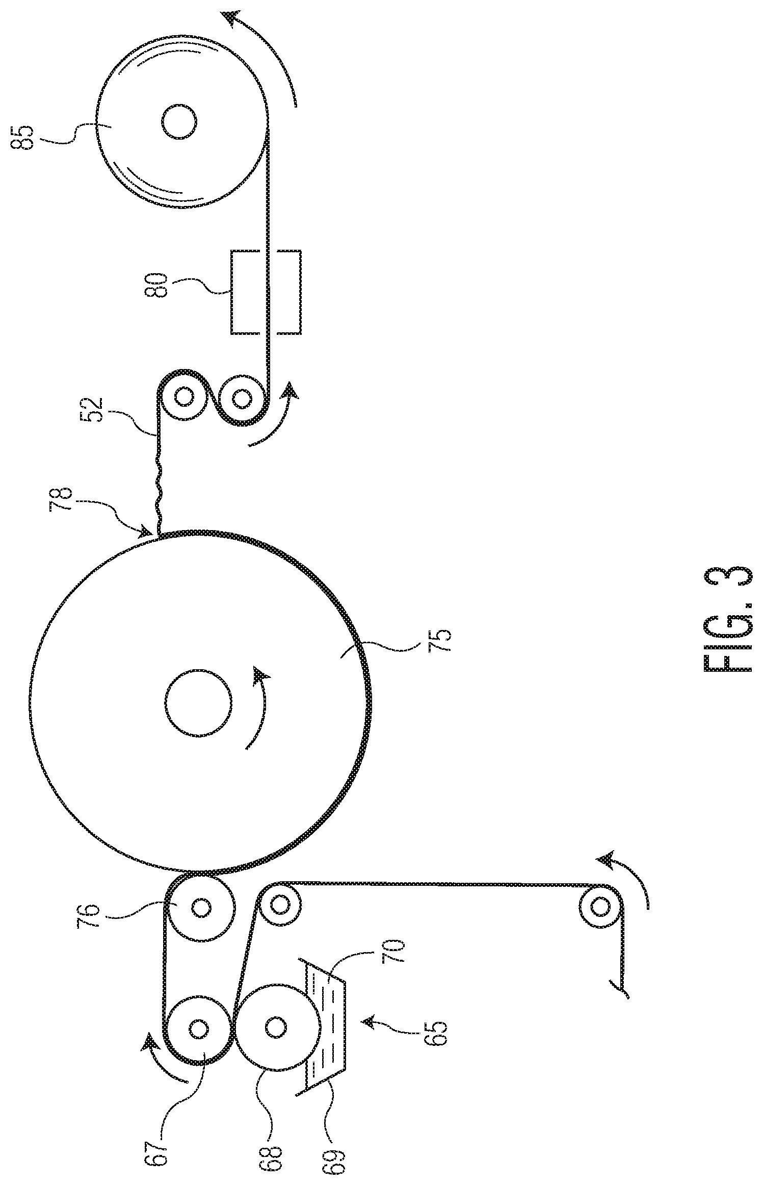 Patent US12312747 Figure 3 – Low stiffness multi-ply tissue product