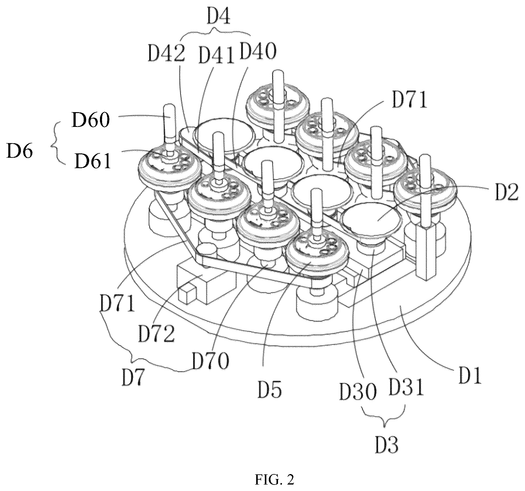 Patent US12312748 Figure 2 – Pulp molded product line with roll forming function