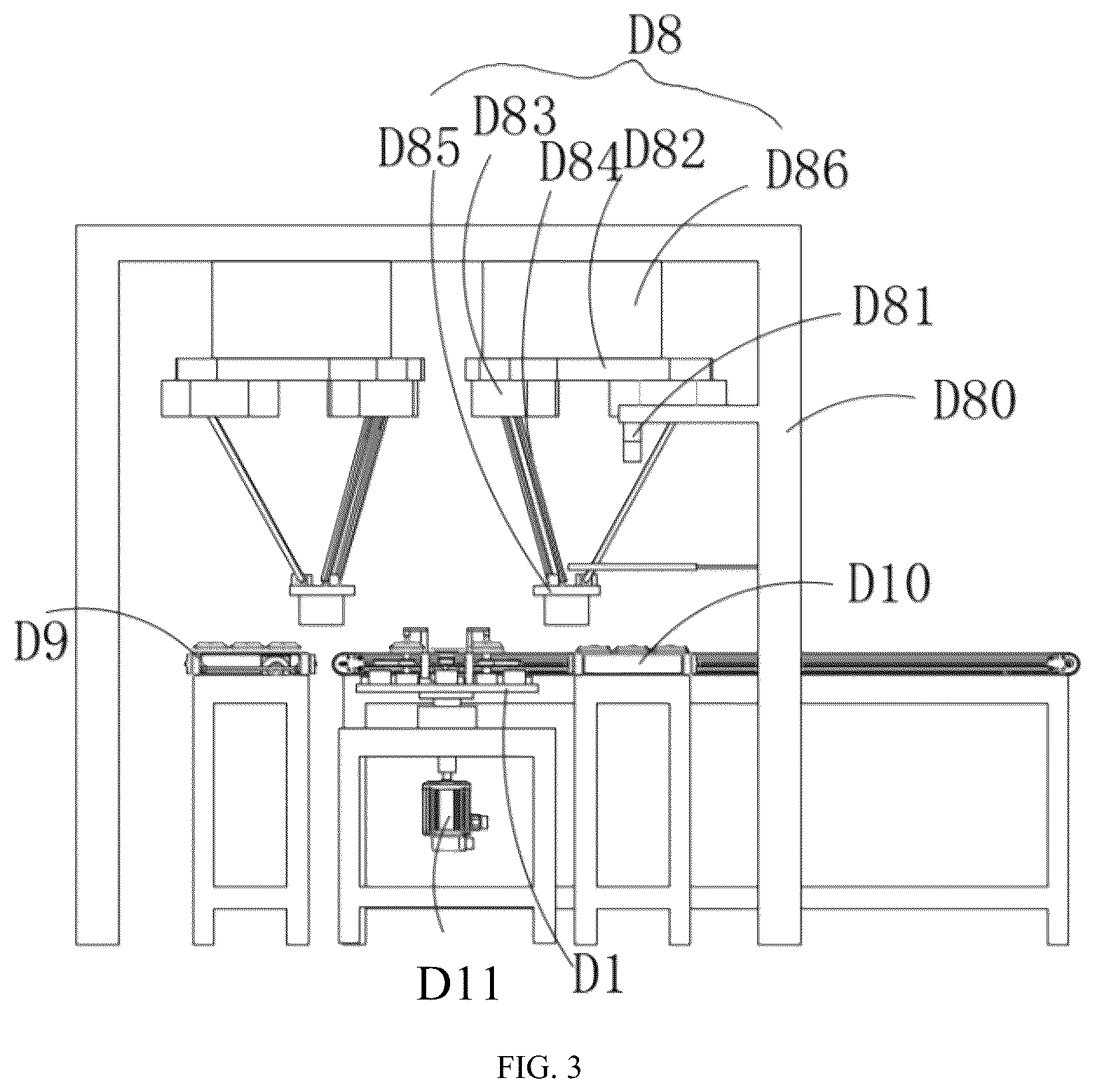 Patent US12312748 Figure 3 – Pulp molded product line with roll forming function