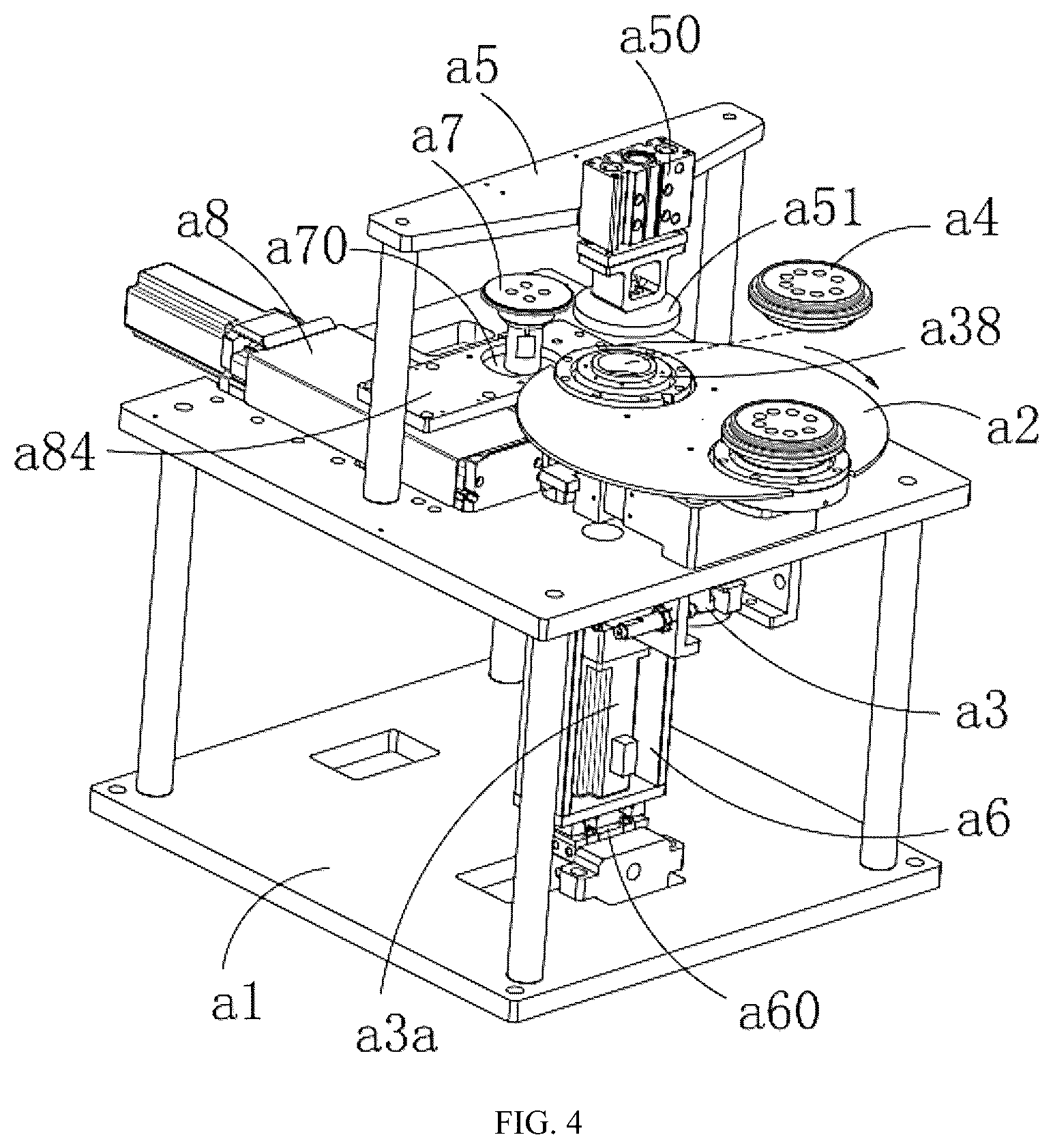 Patent US12312748 Figure 4 – Pulp molded product line with roll forming function