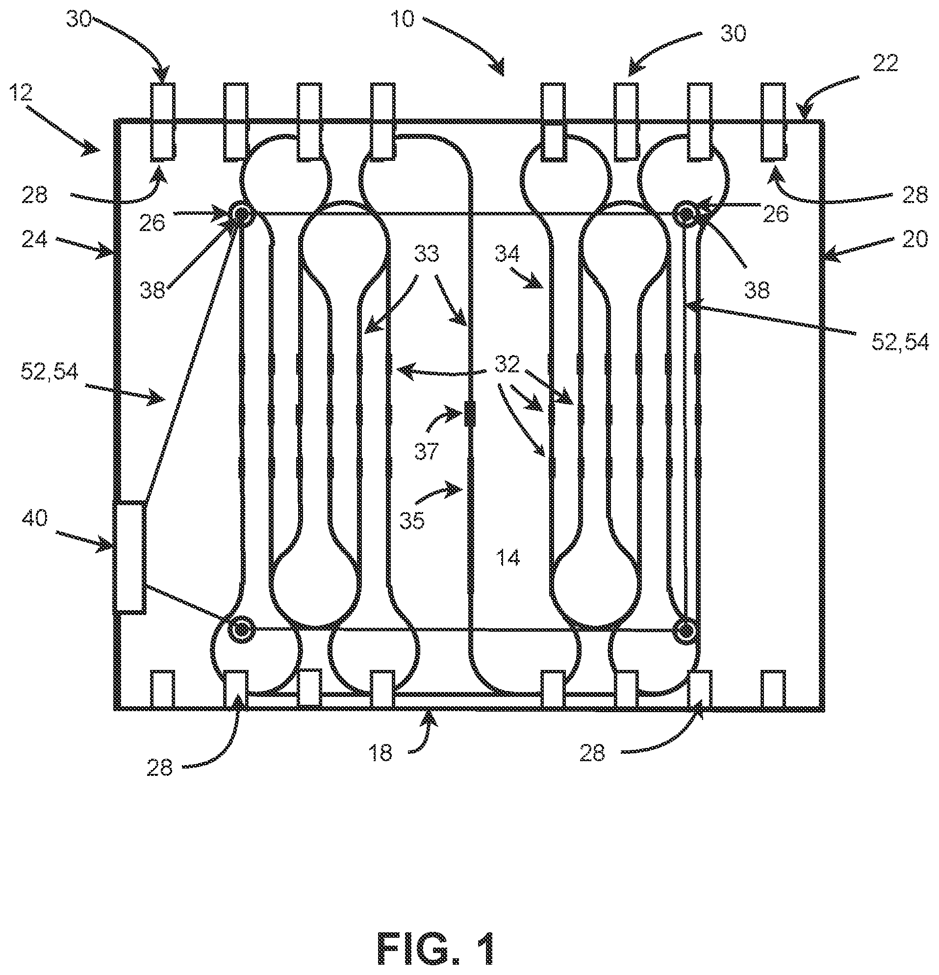 Patent US12312750 — Sensor deployment for modular pavement slabs — Figure 1