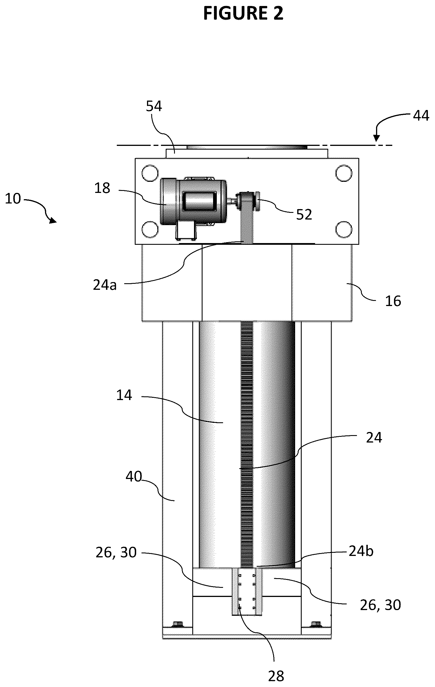 Patent US12312754 Figure 2 – Counterweight deployable vehicle barrier