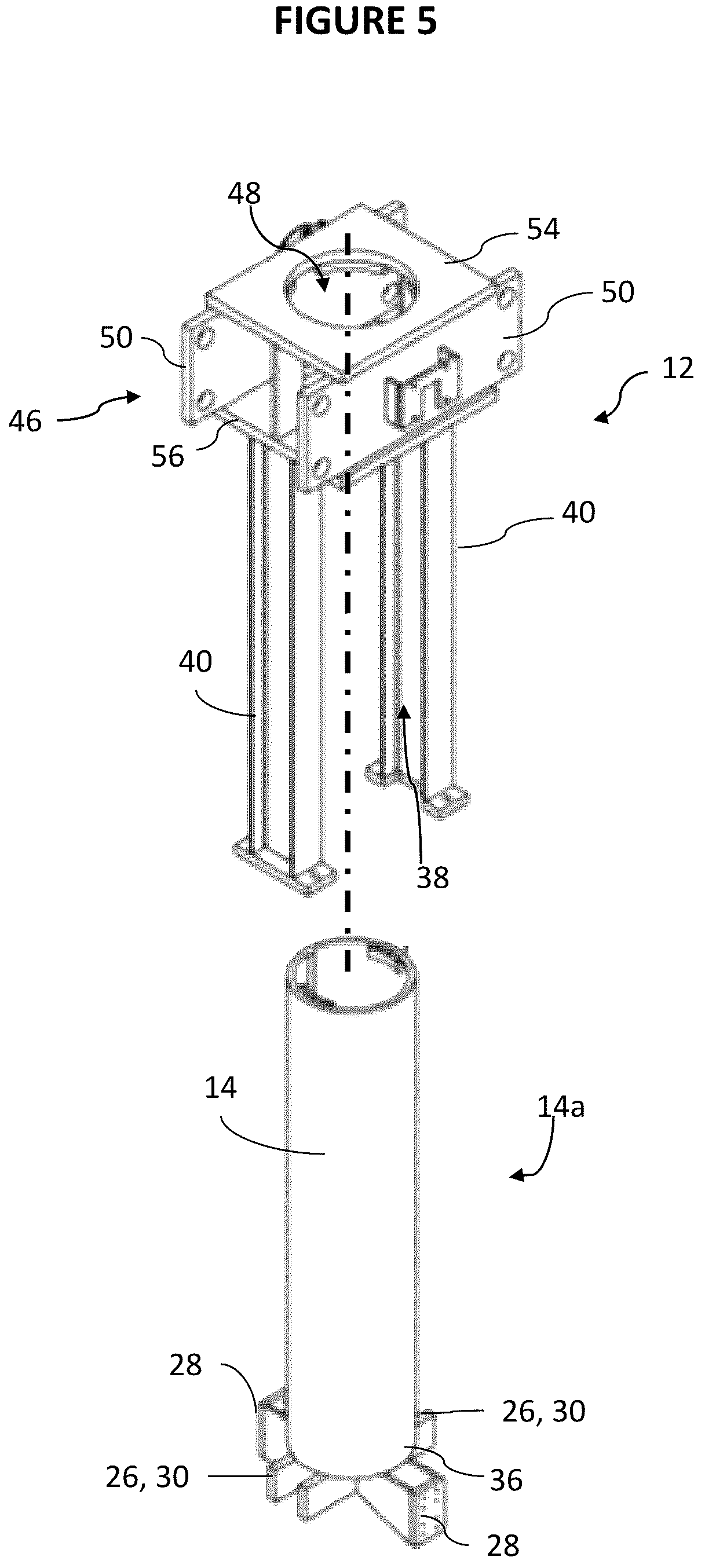 Patent US12312754 Figure 5 – Counterweight deployable vehicle barrier