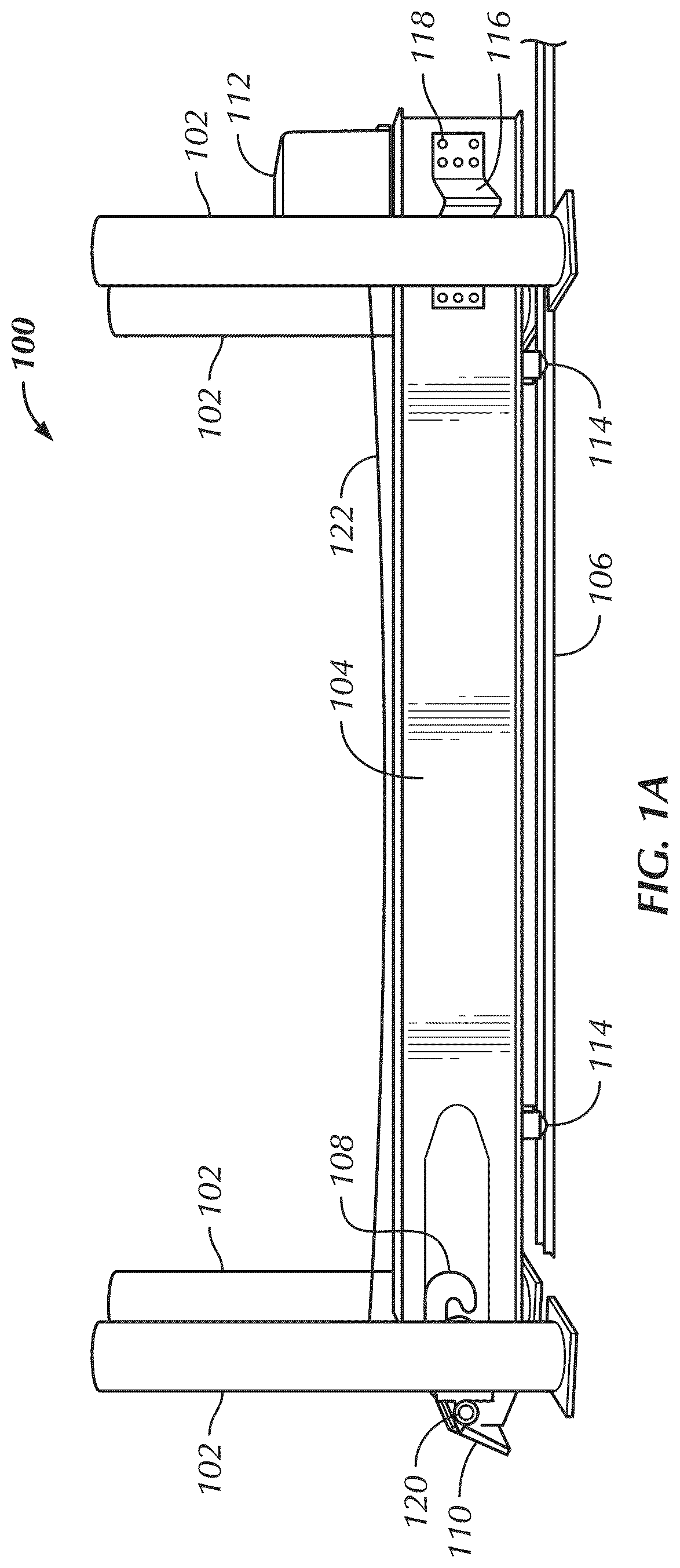 Patent US12312755 Figure 1 – High collision force resistant gate