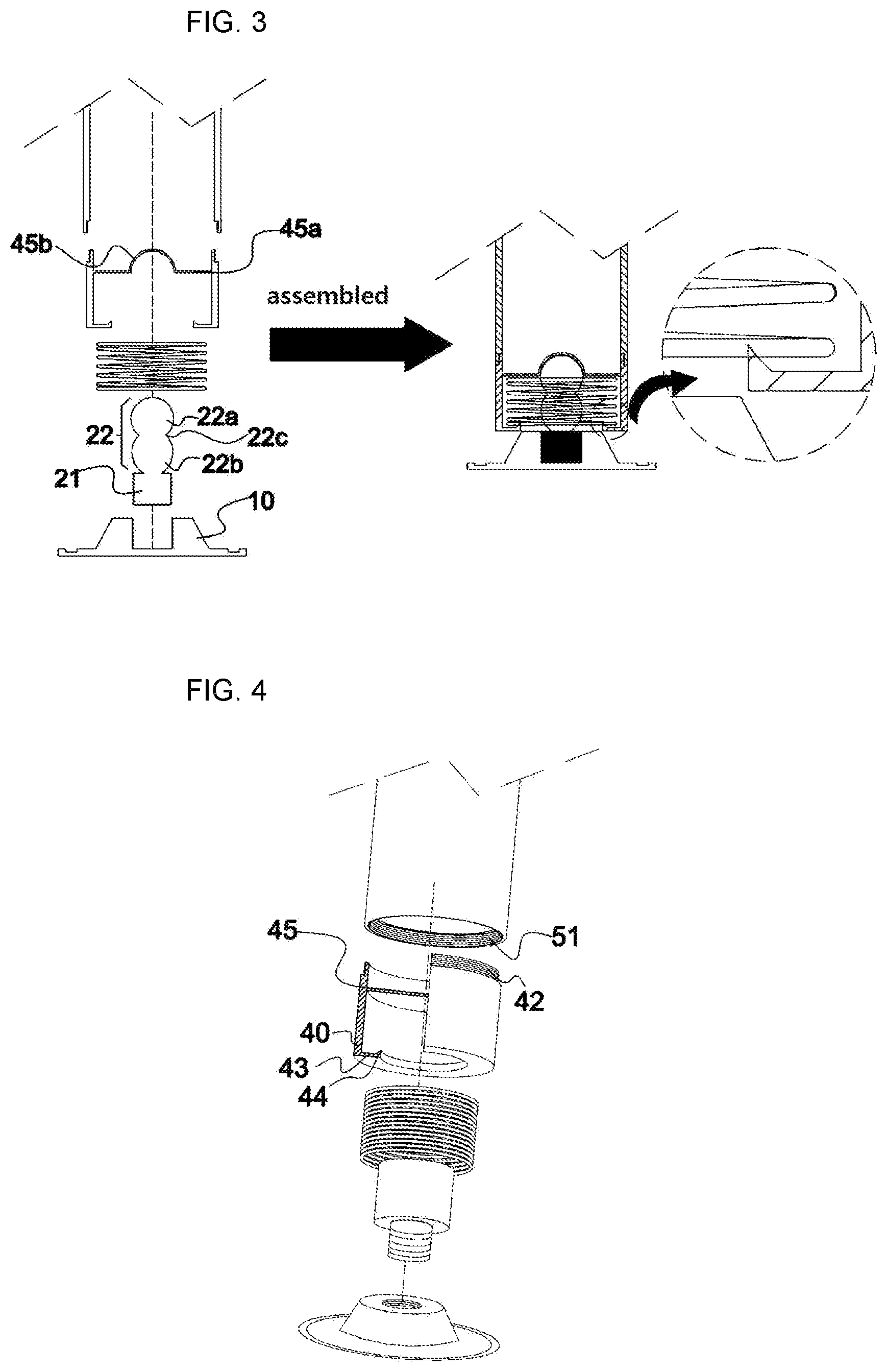 Patent US12312756 Figure 2 – Bollard for floor installation