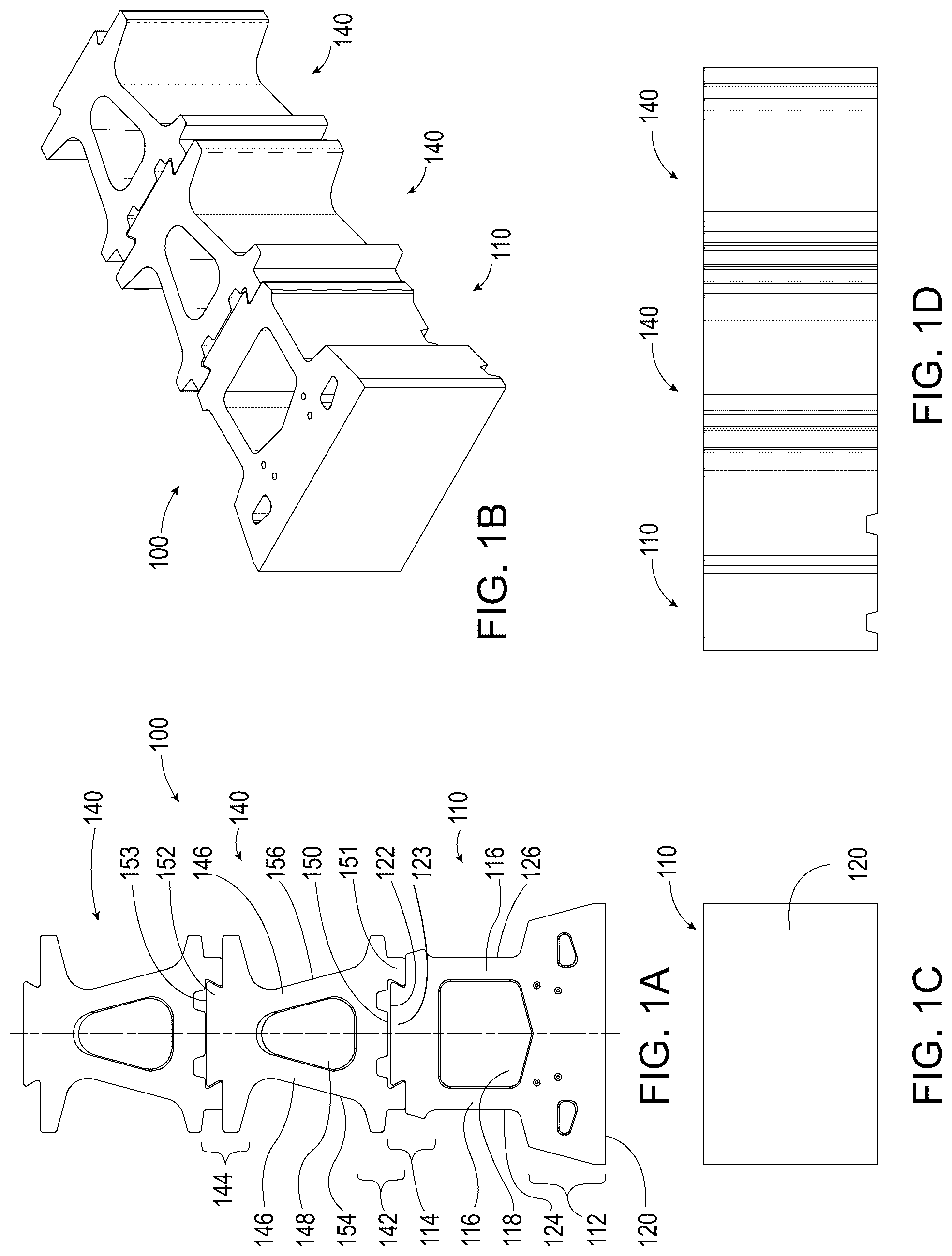 Patent US12312760 Figure 1 – Segmented wall systems having tail blocks