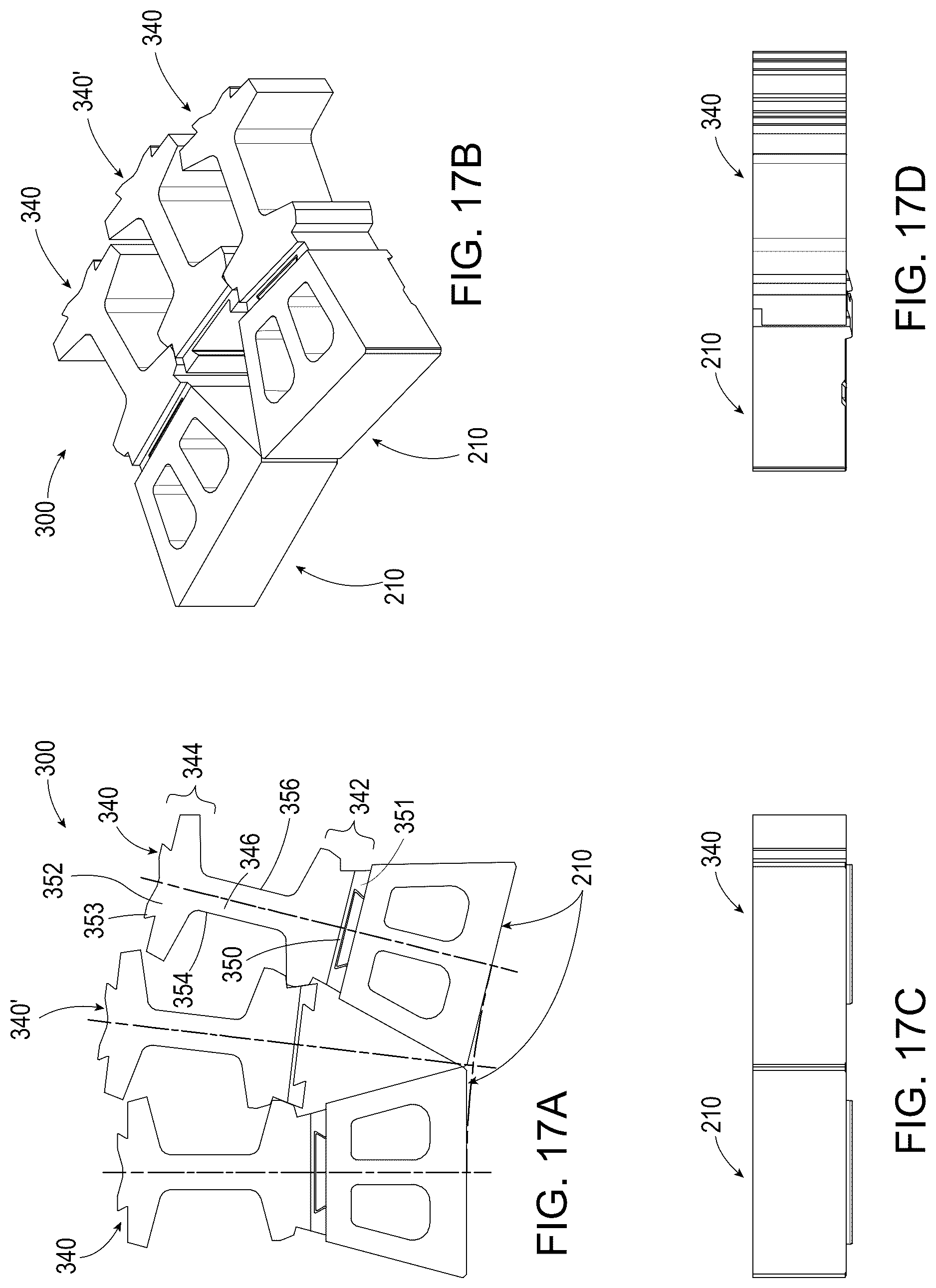 Patent US12312760 Figure 17 – Segmented wall systems having tail blocks