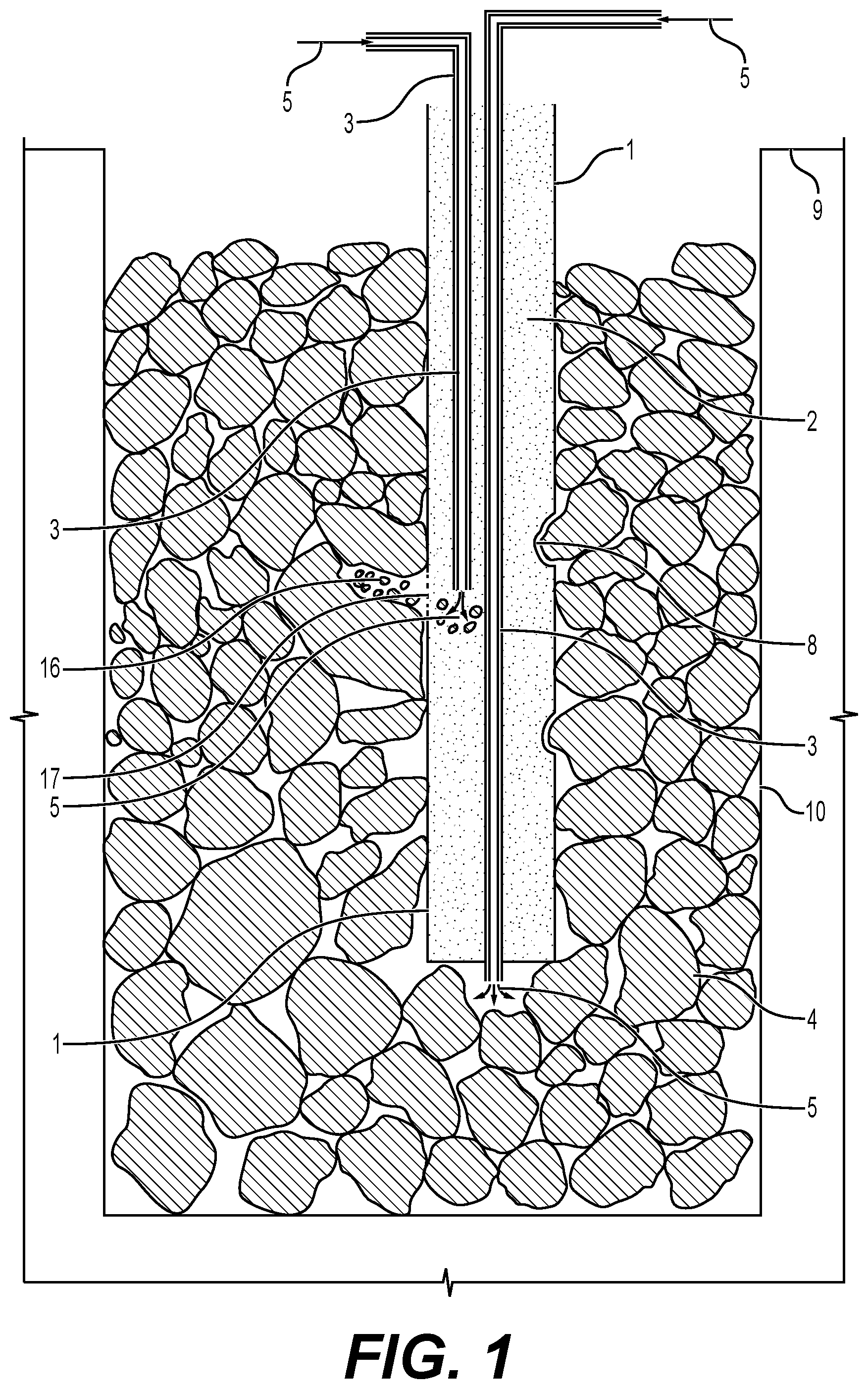 Patent US12312762 Figure 1 – Grout tube protection system