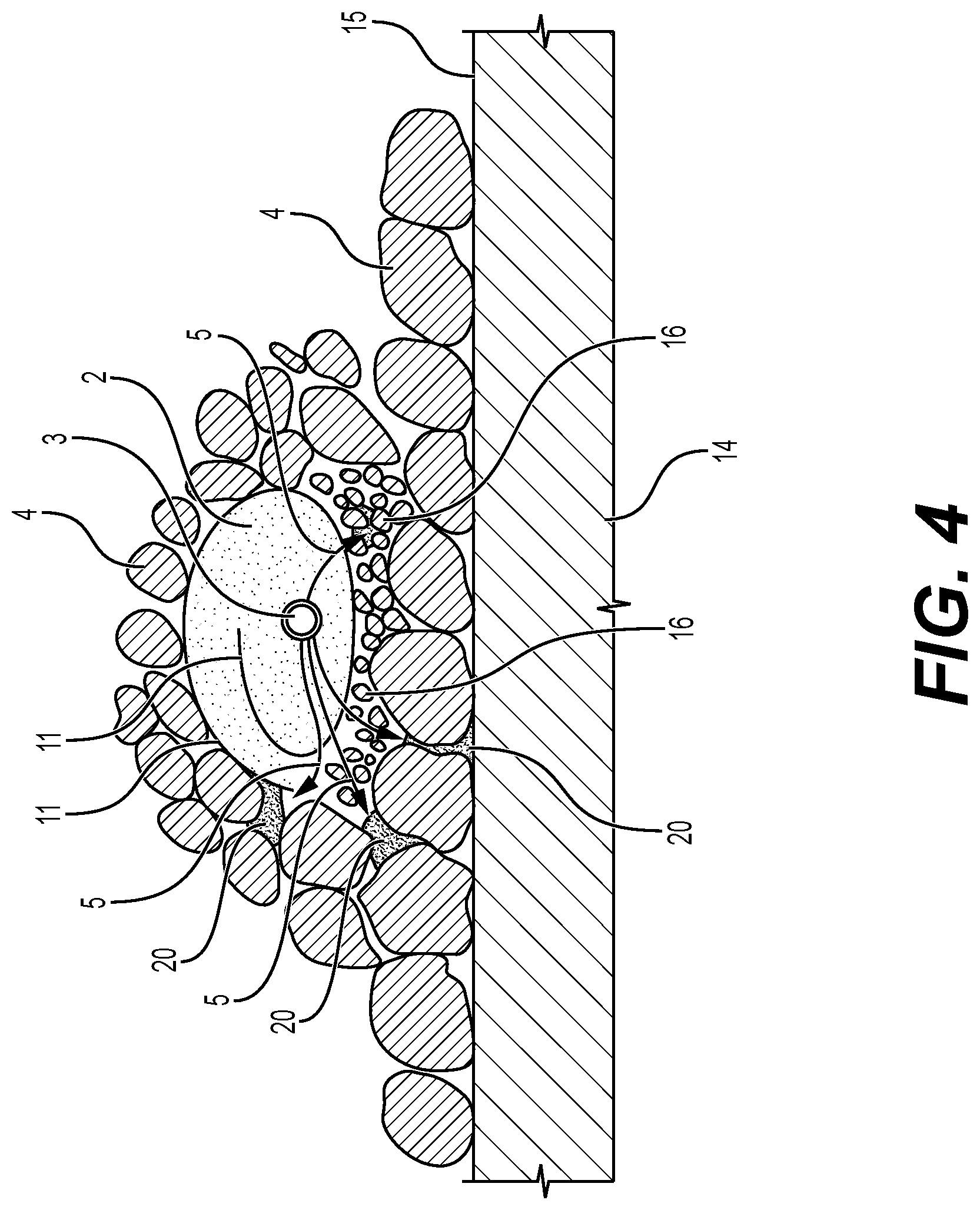 Patent US12312762 Figure 4 – Grout tube protection system